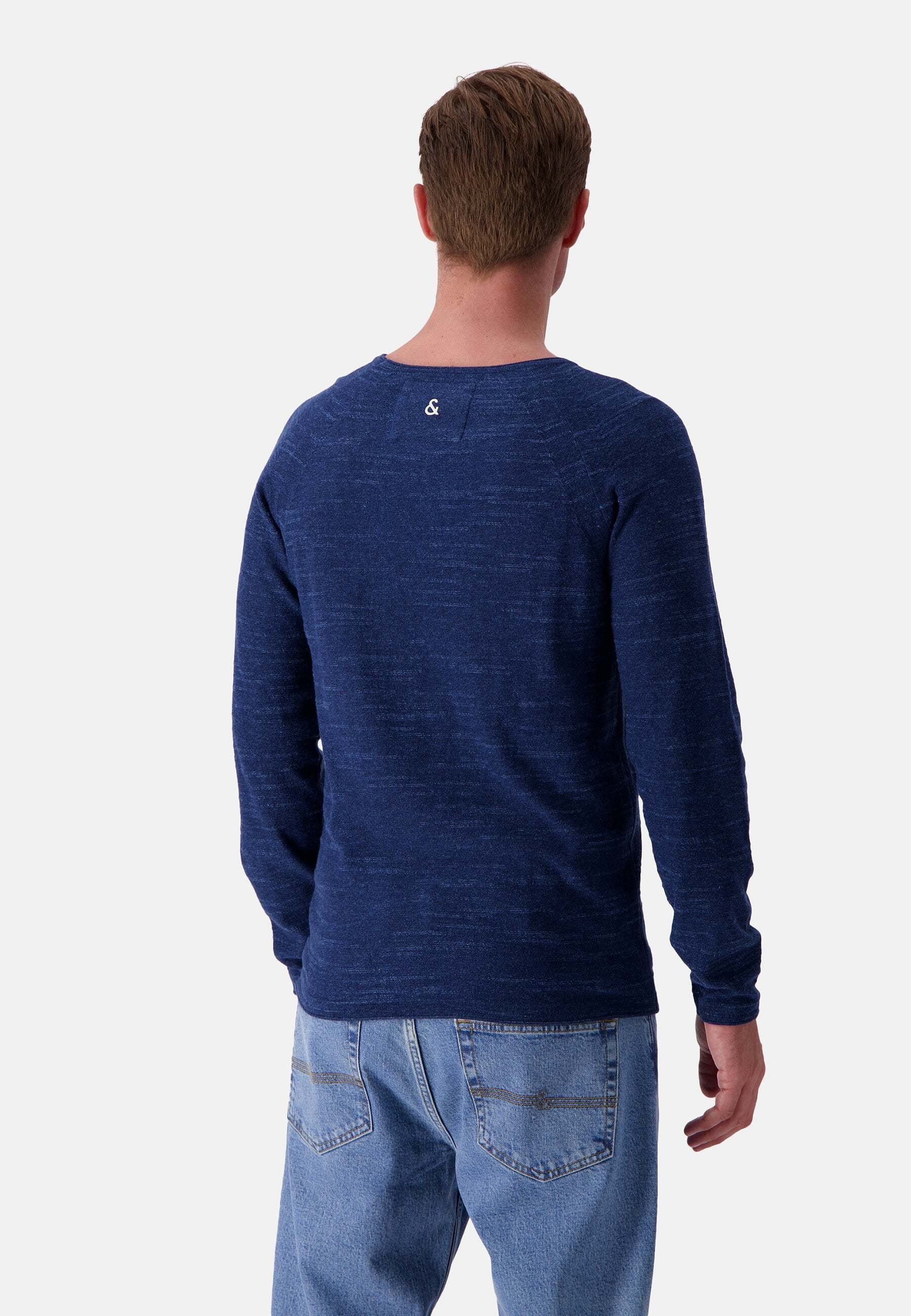 colours & sons Strickpullover »colours & sons Pullover Roundneck Slub«