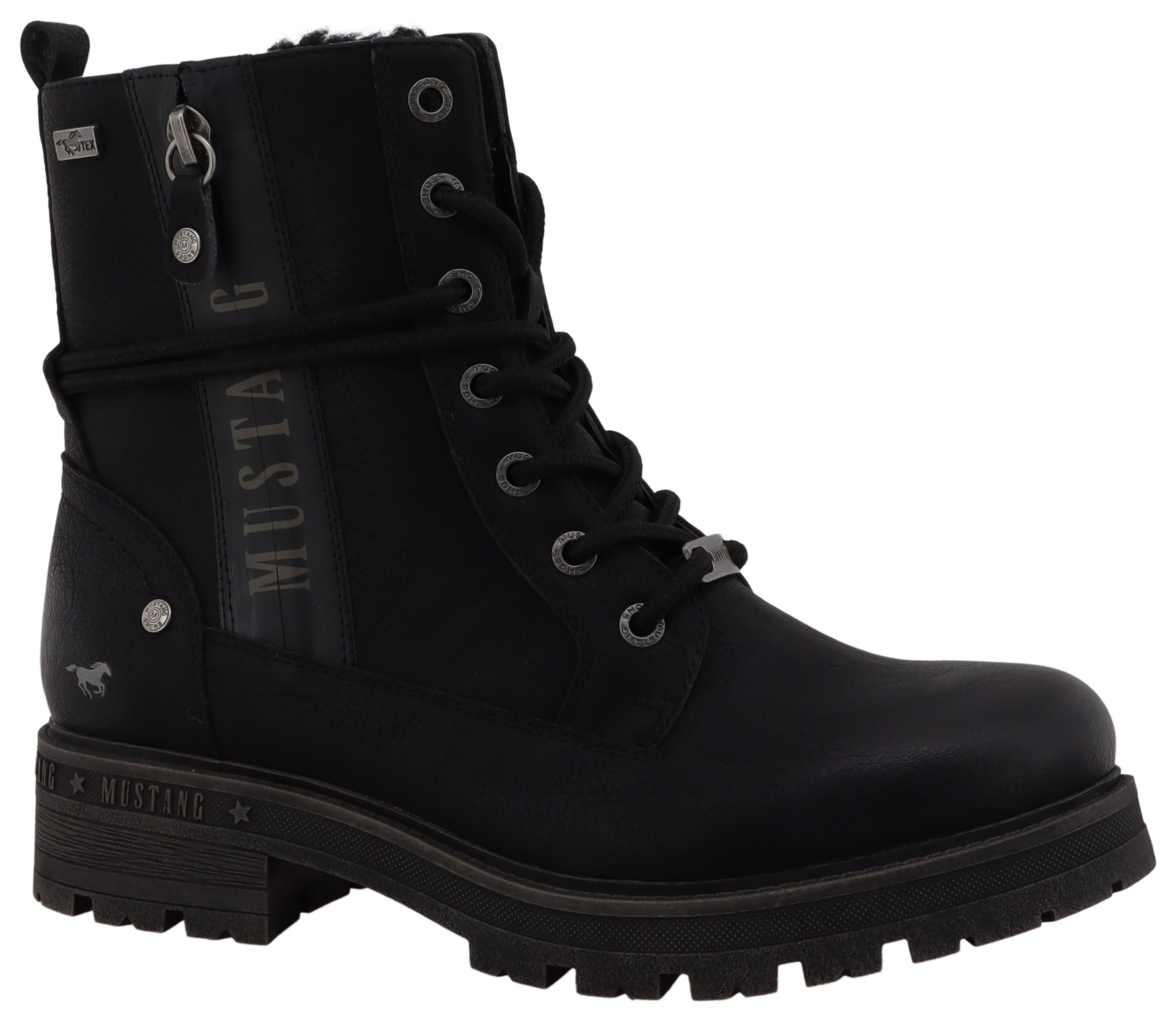 Image of Mustang Shoes Winterboots "Darleen" Schnürboots mit Profilsohle