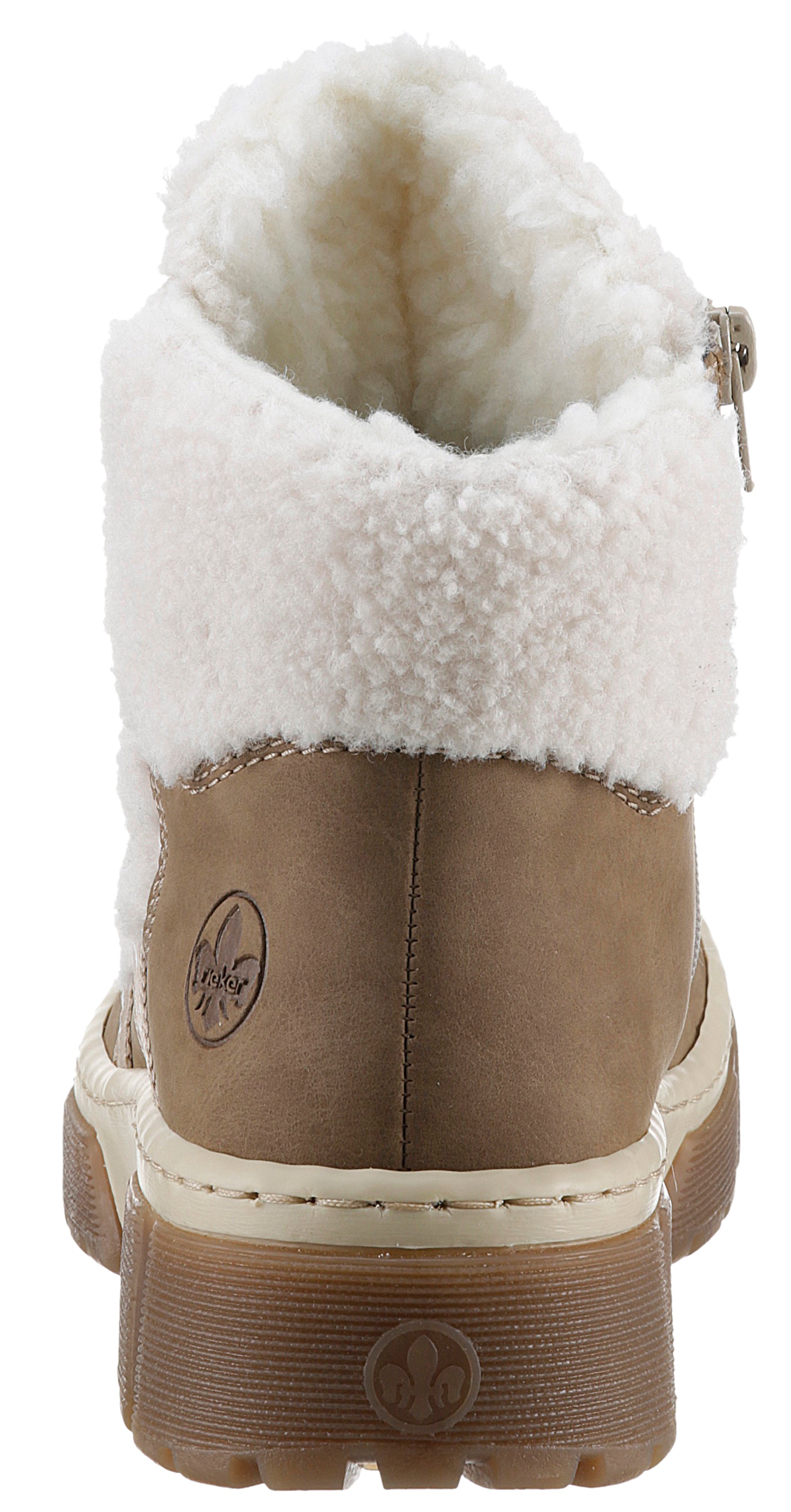 Rieker Winterboots, Schnürboots, Snowboots, Profilsohle, mit Innenreissverschluss
