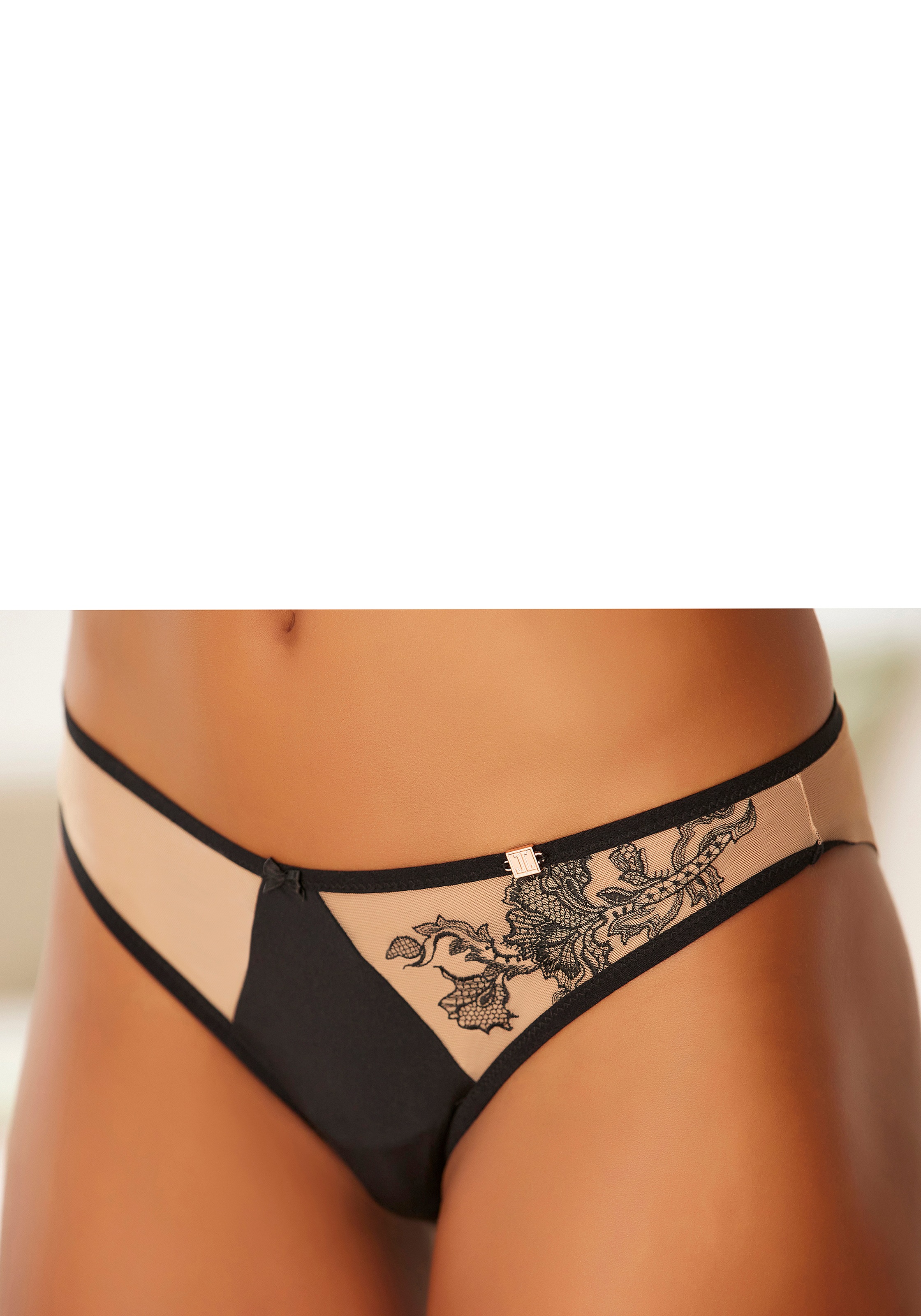Image of JETTE Tanga, mit feinem Muster in Tattoo-Optik bei Ackermann Versand Schweiz