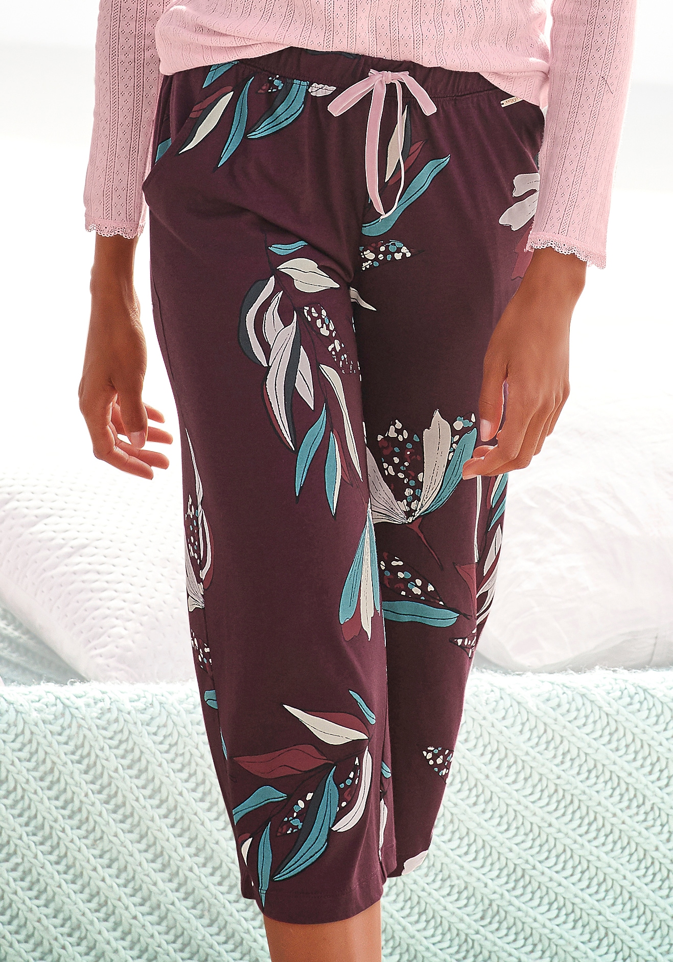 ♕ s.Oliver mit auf Allover-Druck versandkostenfrei Pyjamahose,