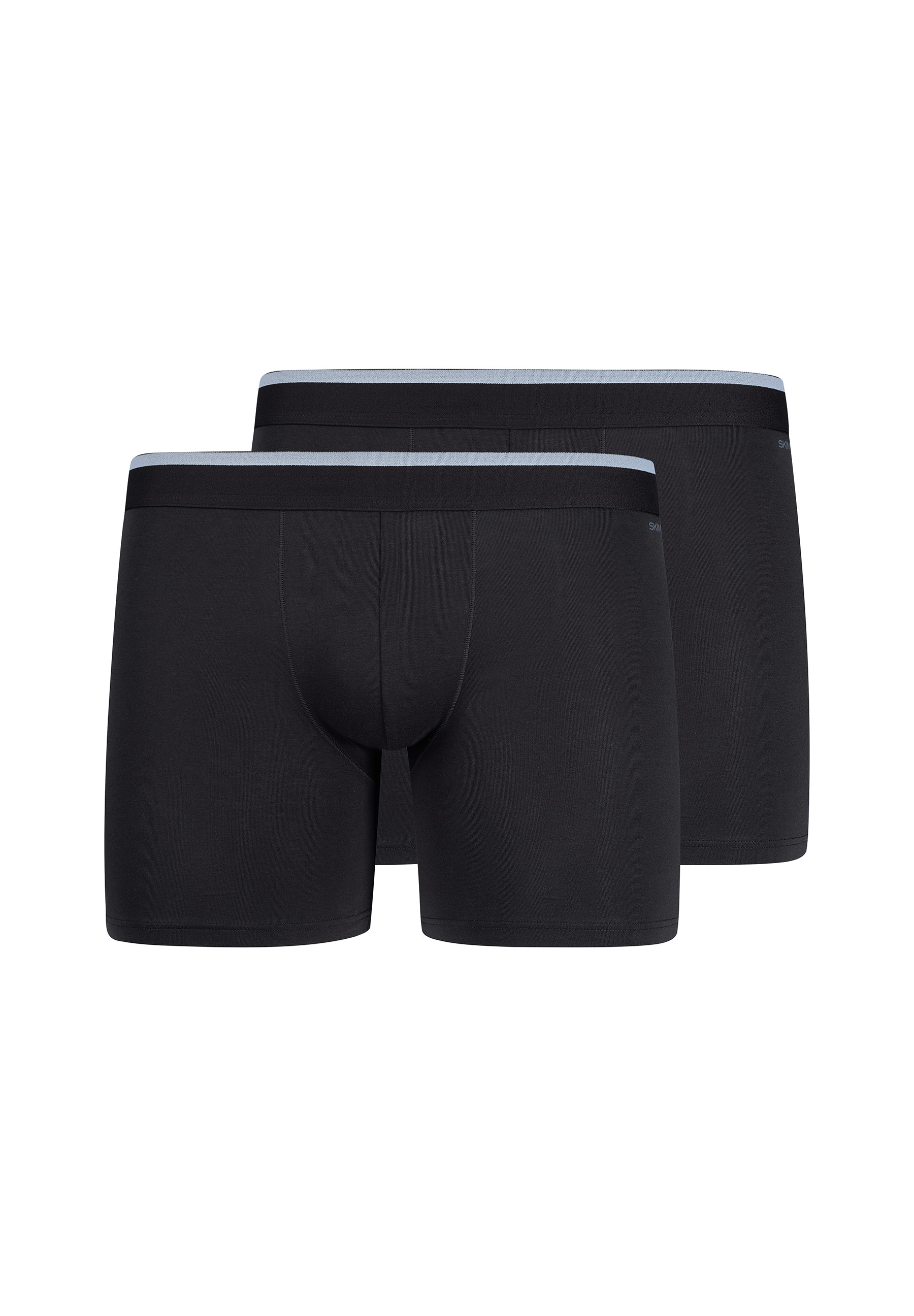 Image of Skiny Lange Unterhose "Cotton Multipack" 2er Pack, bequem, elastisch, basic, weich, Baumwollmix