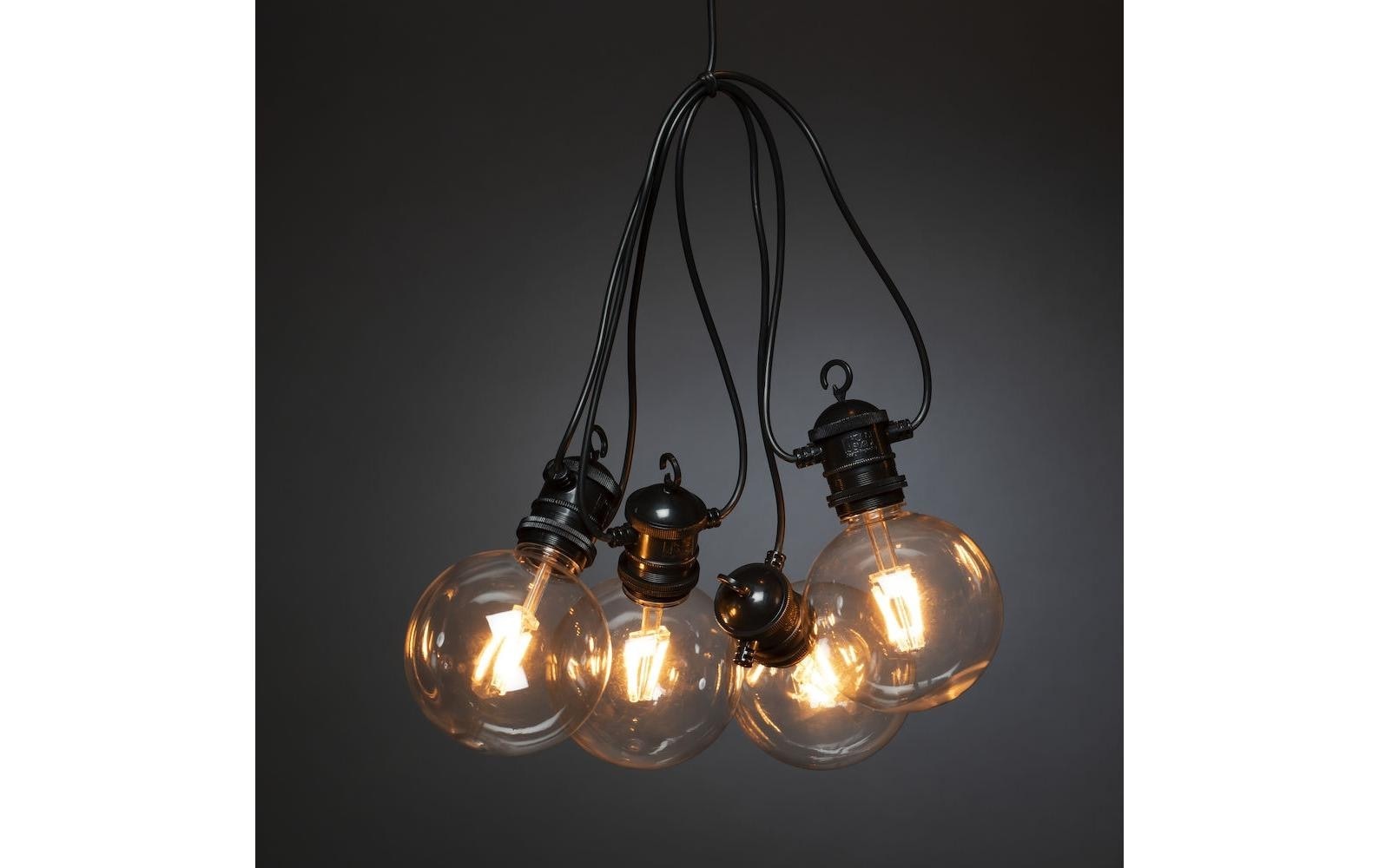 KONSTSMIDE Lichterkette »Solar 2337 10 LEDs Transparent«, 10 St.-flammig