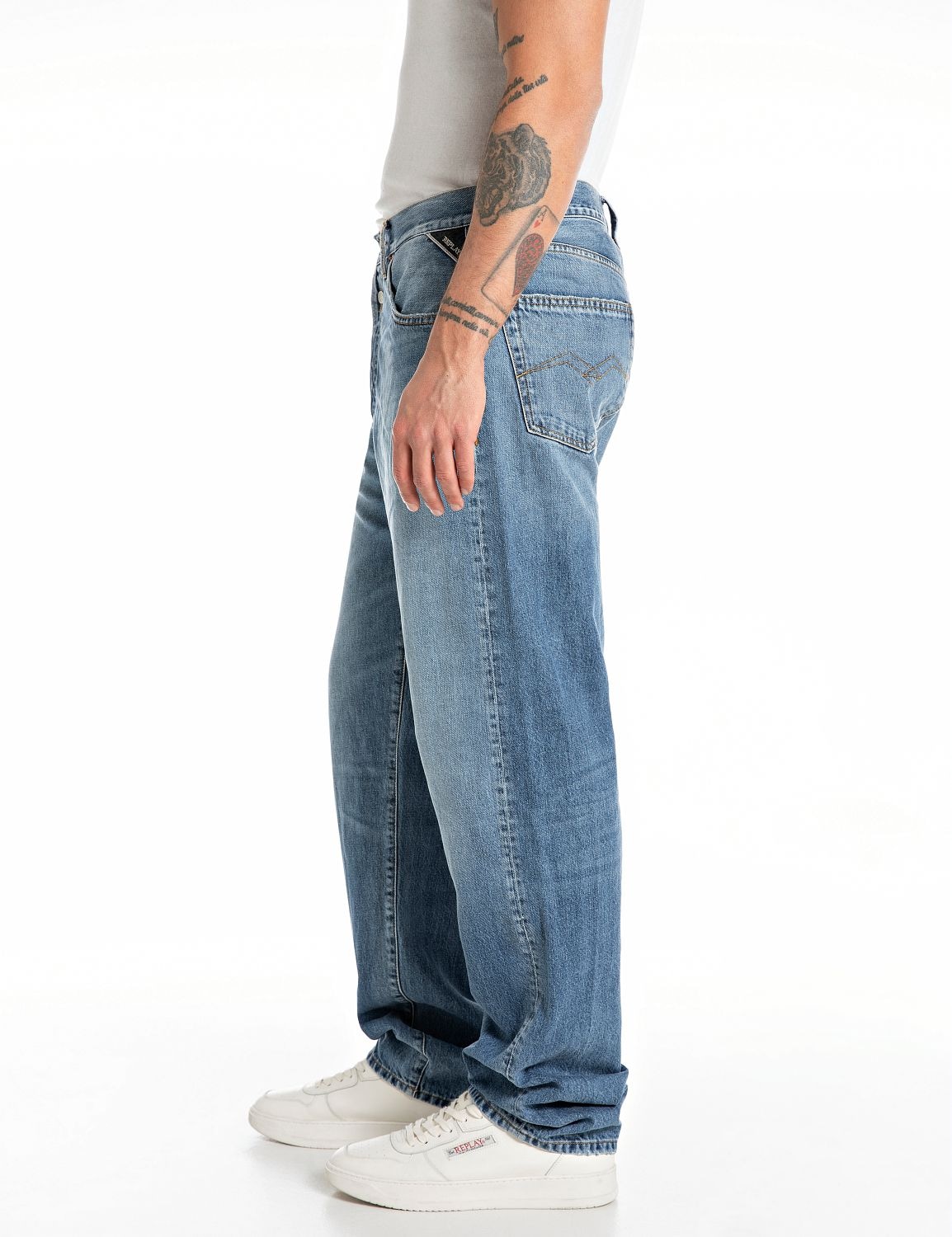 Replay Straight-Jeans »M9Z1 9Zero1 90´s Straight Fit«, mit Washed-Look