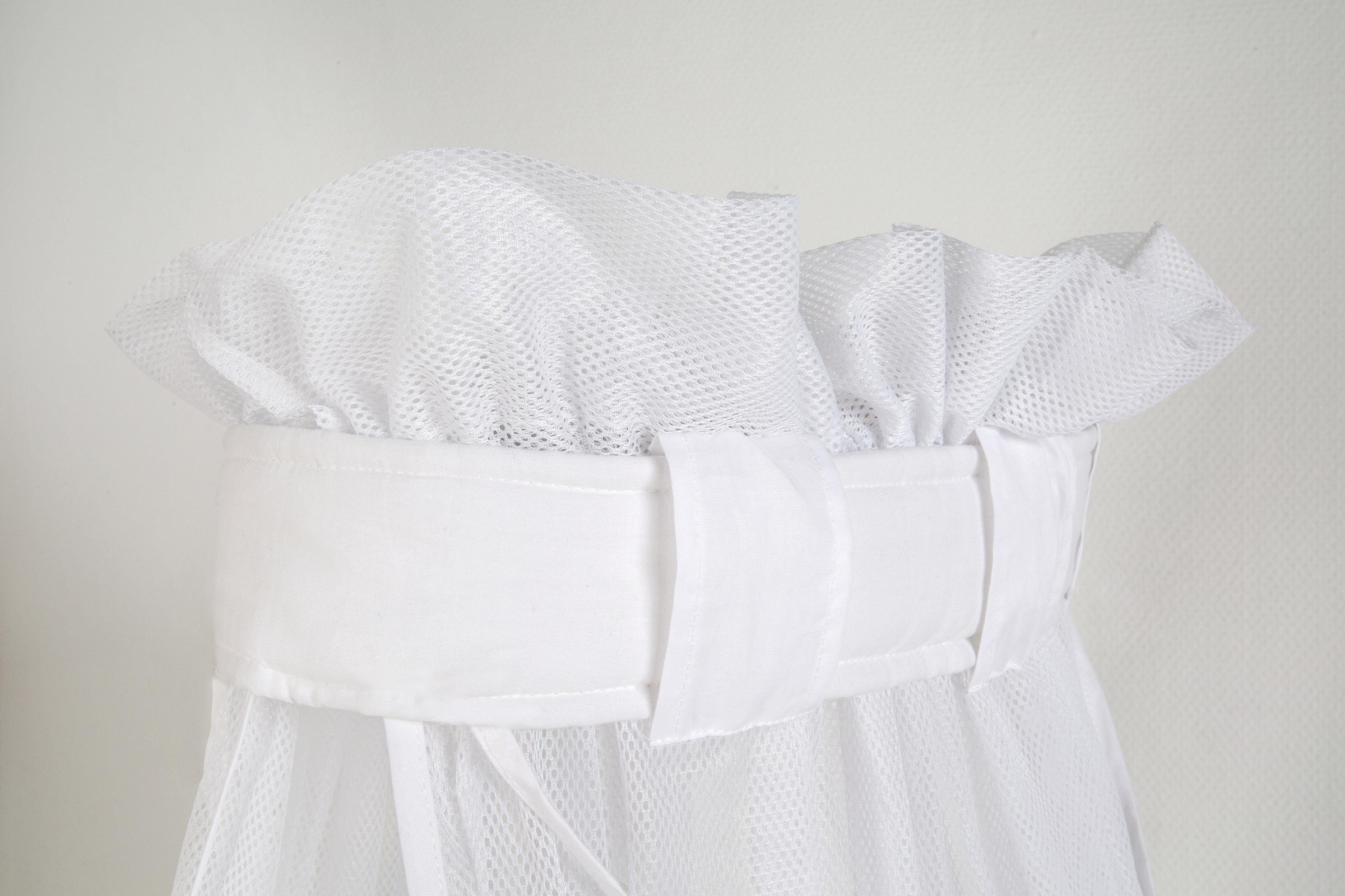 roba® Betthimmel »Air safe asleep® uni, weiss, mesh«