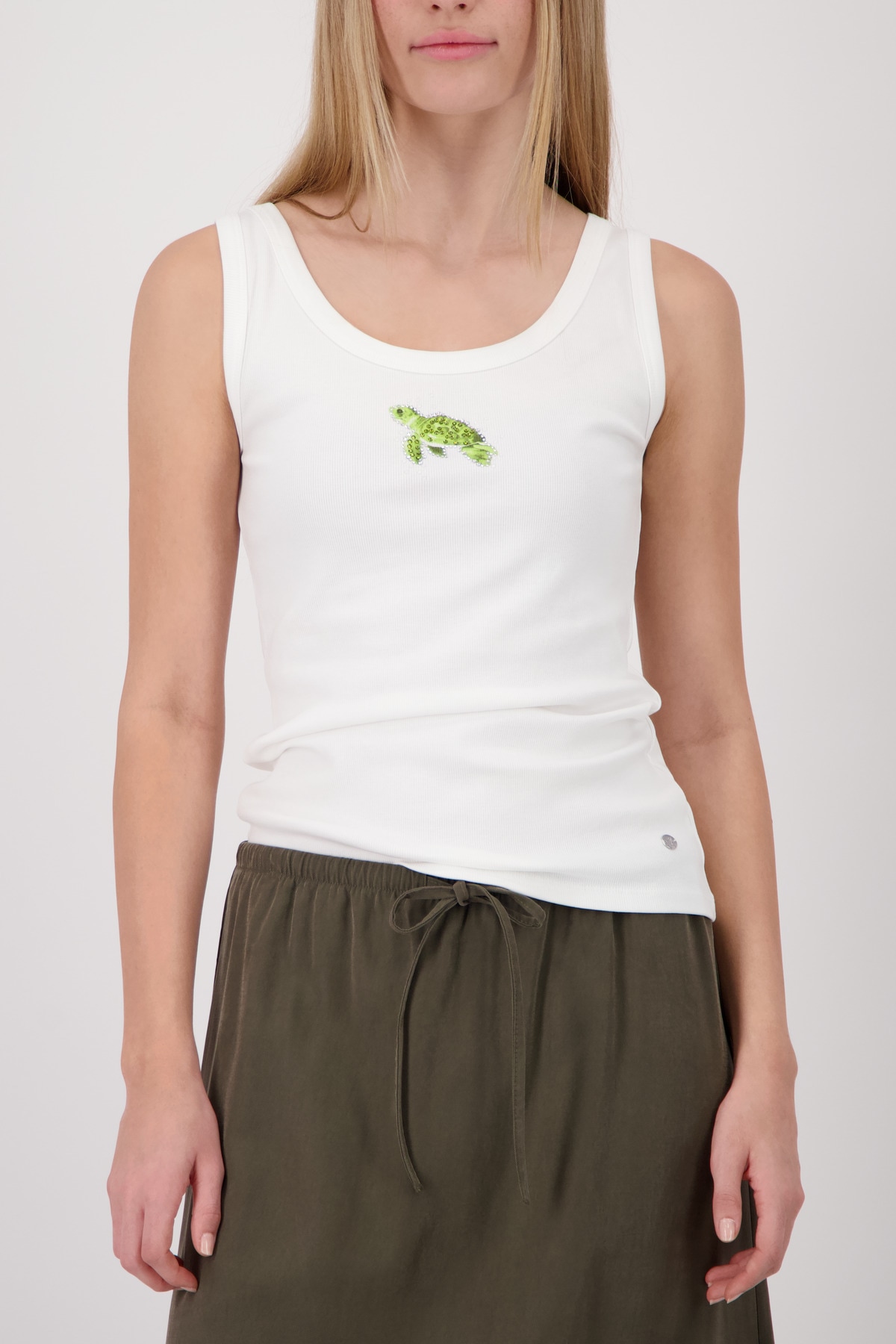 Image of Monari Tanktop "Top Schildkröte" Regular fit mit Schildkrötenprint
