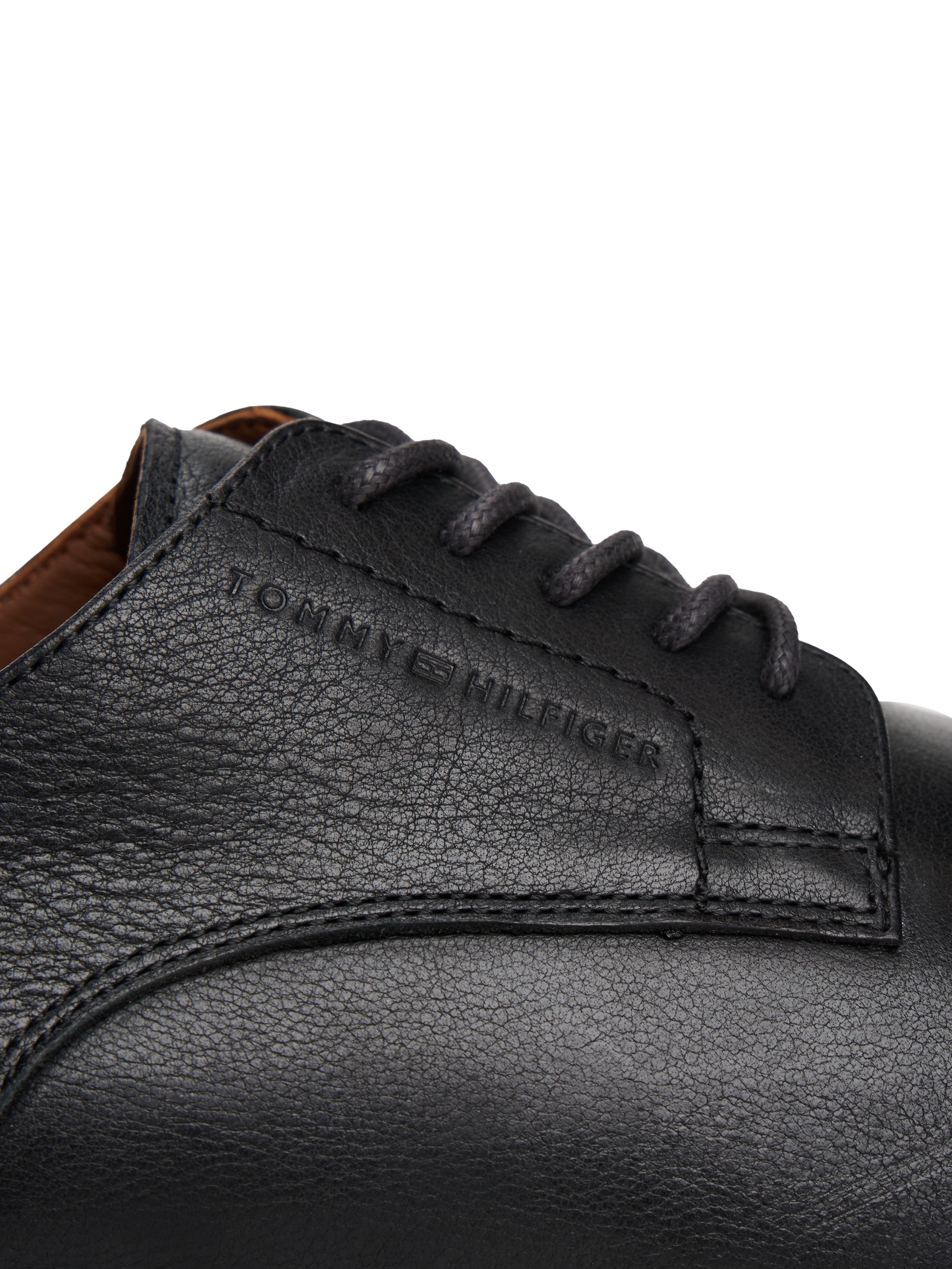 Tommy Hilfiger Schnürschuh »HILFIGER VOGUE LTH SHOE«  , Businesschuh, Abendschuh mit seitlicher Logoprägung
