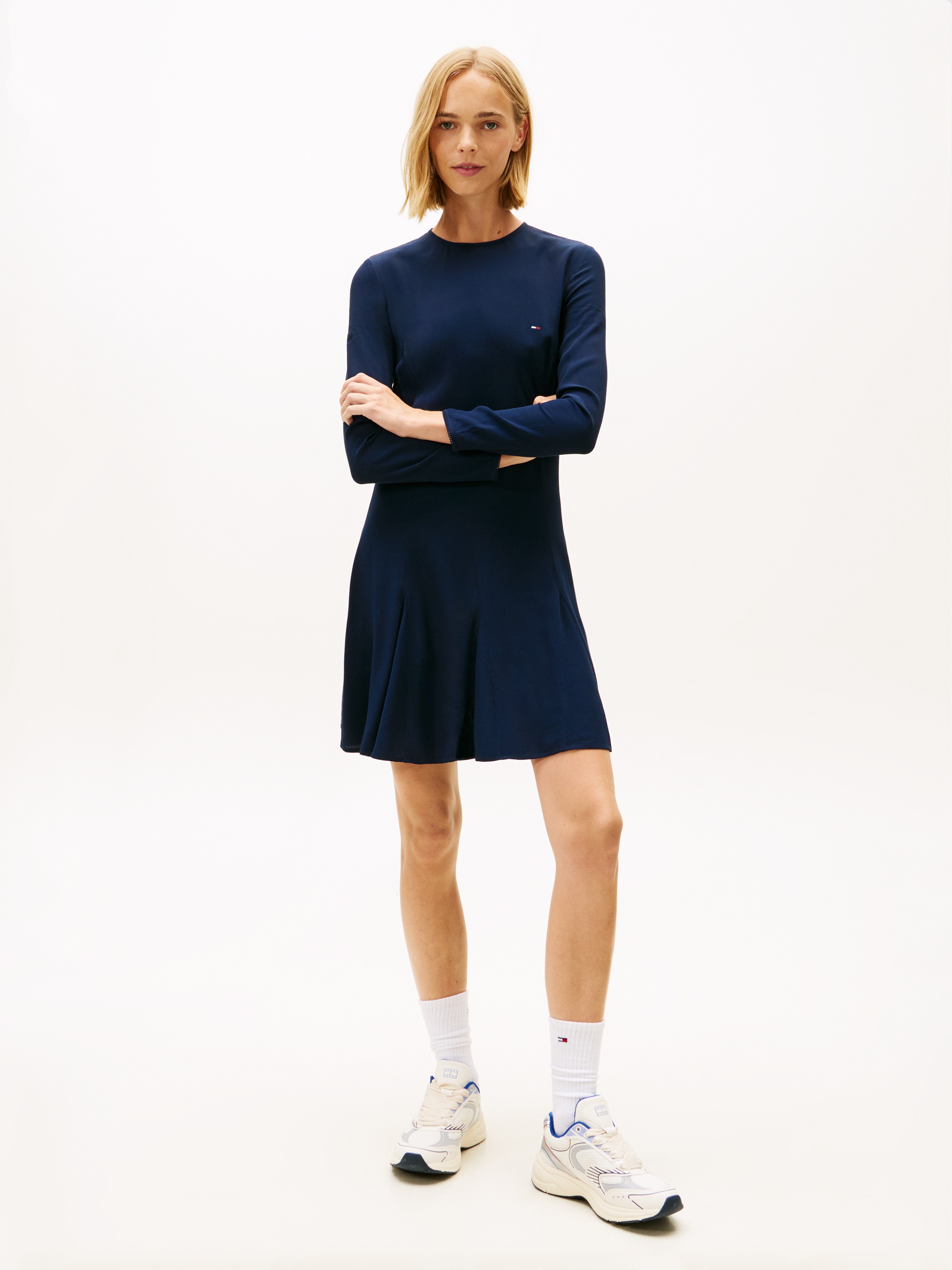Image of Tommy Jeans Minikleid "TJW MINI F&F LS DRESS"