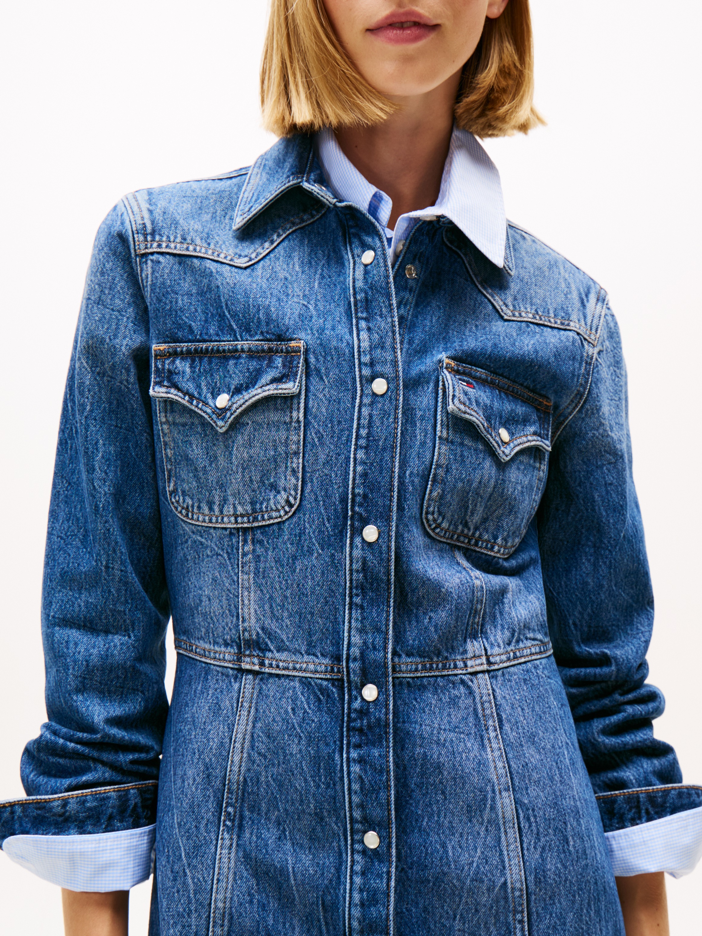 Tommy Jeans Jeanskleid »WESTERN DENIM DRESS DI2057«