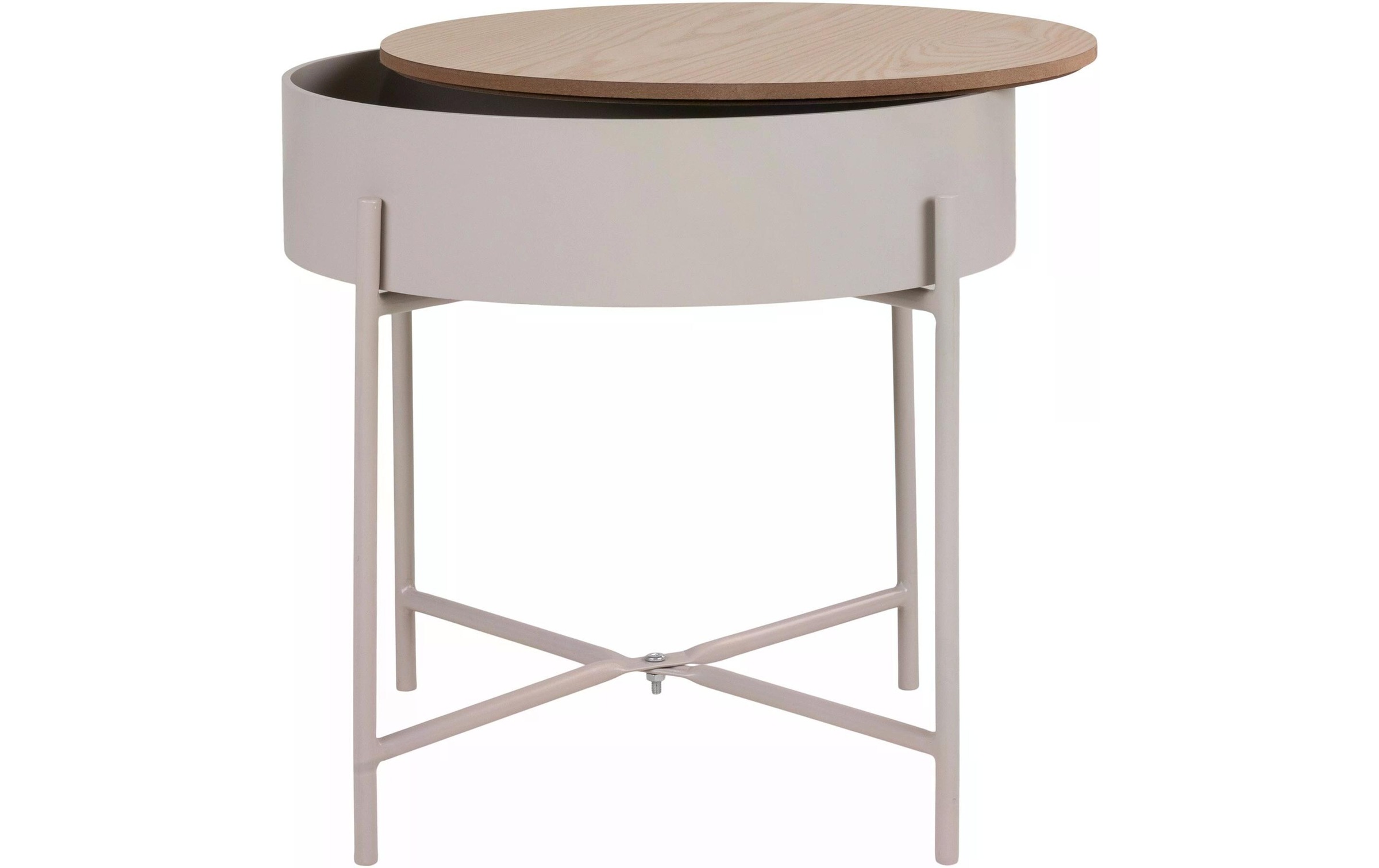 House Nordic Beistelltisch »Beistelltisch Sisco Beige/Hellgrau«