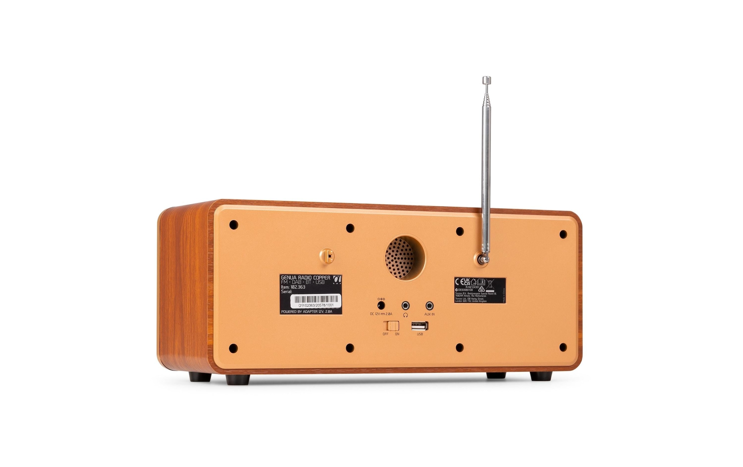 AUDIZIO Digitalradio (DAB+) »Genua-CU DAB+/FM Radio mit Bluetooth, Stereo« ( )