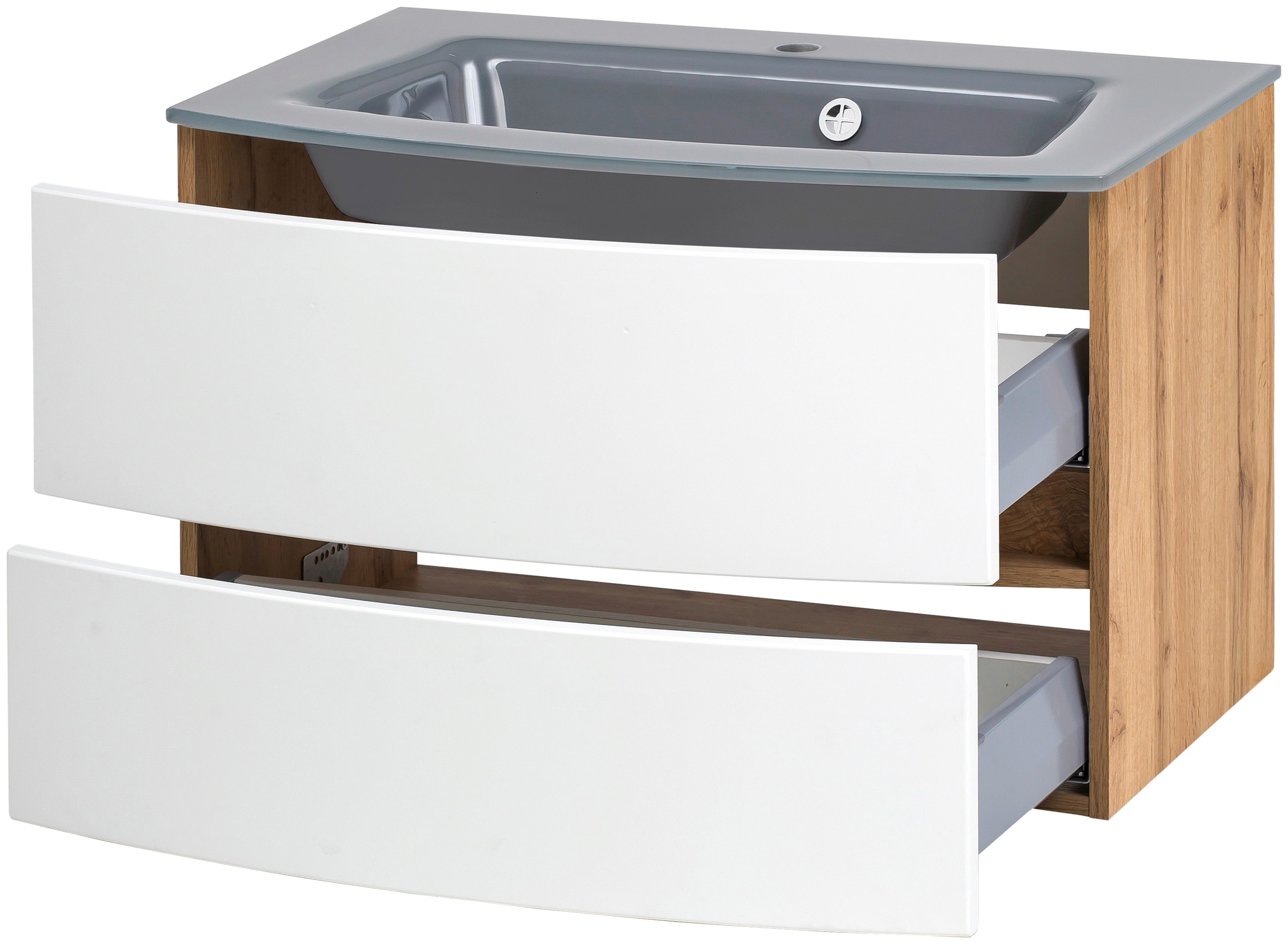 welltime Waschtisch »Kaunas«, Breite 80 cm, mit Soft-Close Funktion