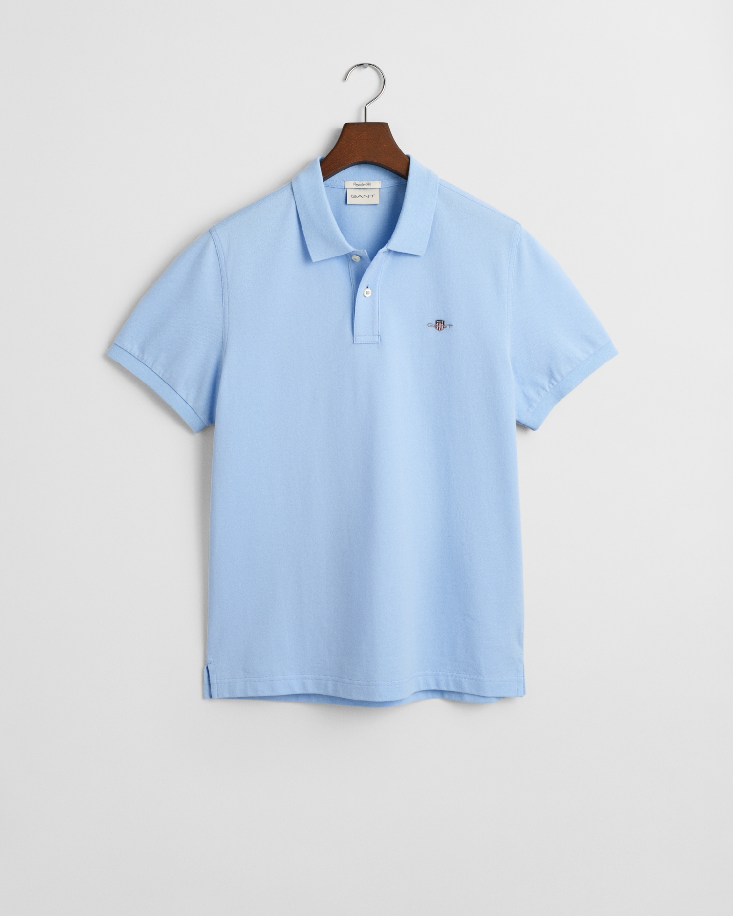 Gant Poloshirt »REG SHIELD SS PIQUE POLO« mit Logo und Flachstrickkragen 100% Baumwolle Pique