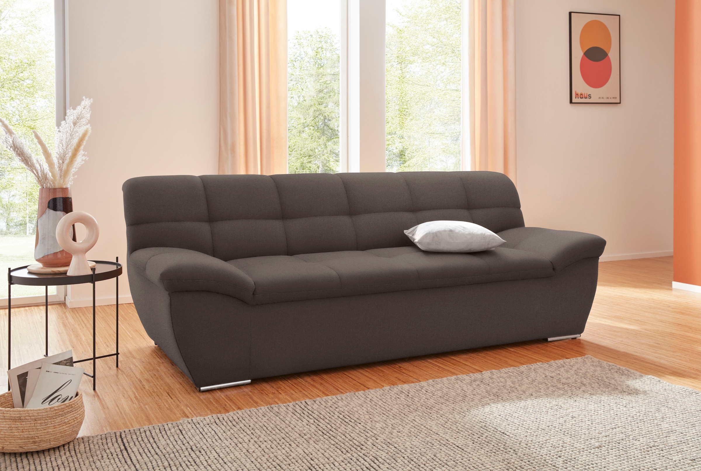 DOMO collection 2-Sitzer »Lagoa, moderne Sitzheftung, bequem und komfortabel« frei im Raum stellbar, in grosser Farbauswahl