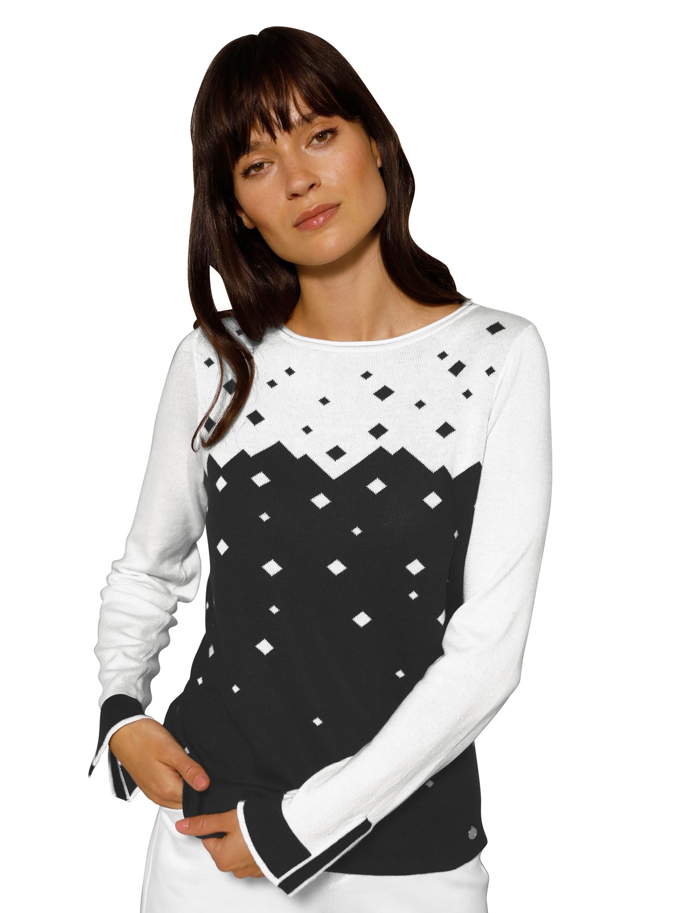 Image of CREATION L PREMIUM Jacquardpullover »Lyocell-Baumwoll-Pullover« bei Ackermann Versand Schweiz