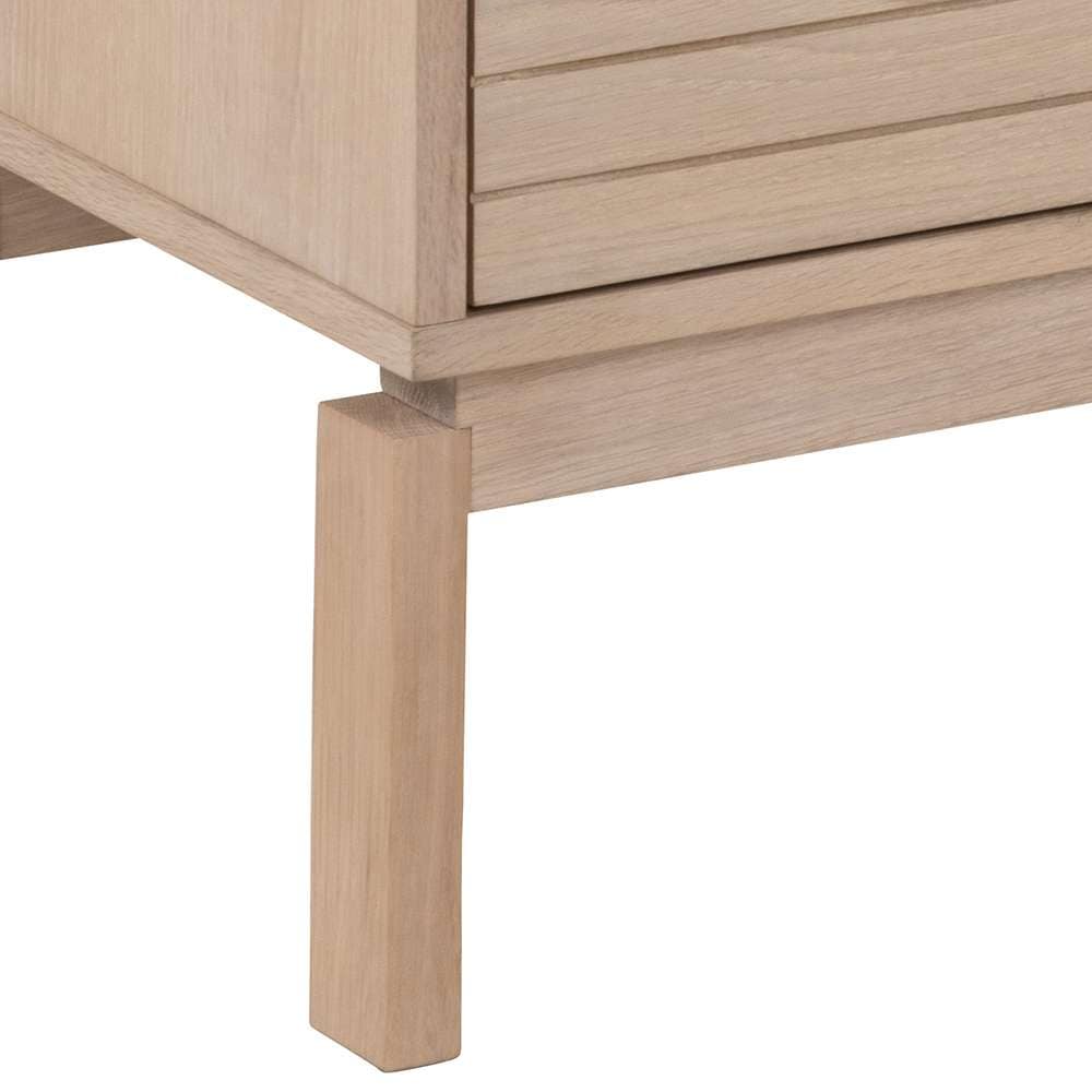 ACTONA GROUP »Linley TV-Tisch, Lowboard, Fernsehtisch,« Eichenfurnier, 2 Türen, 2 Einlegeböden, Lamellenfront, B: 160cm