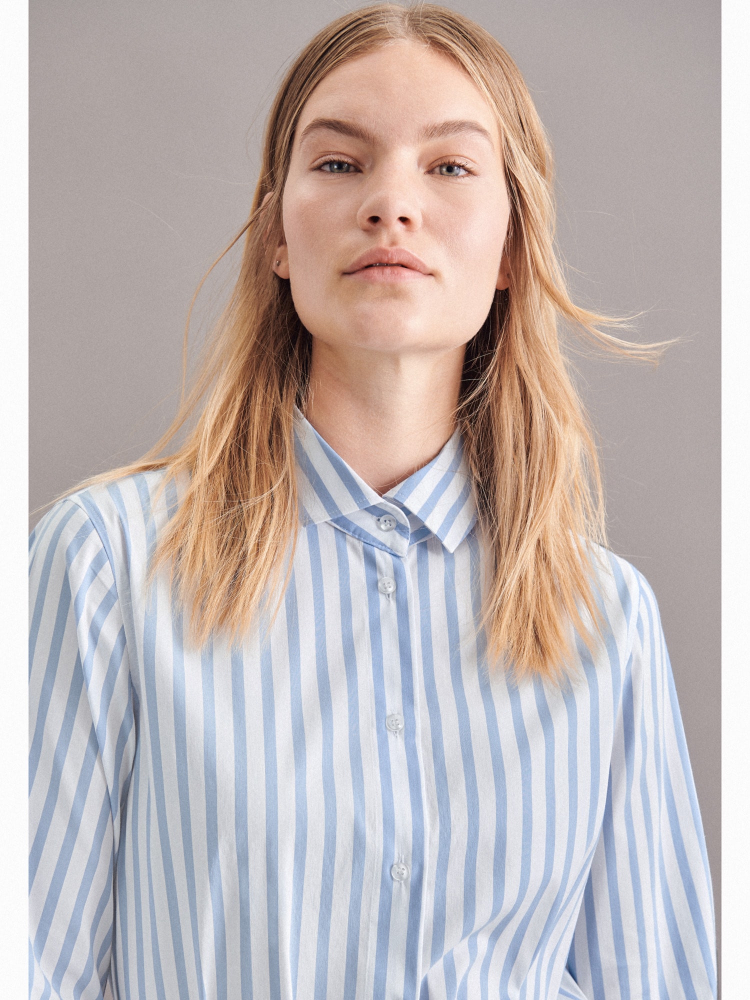 seidensticker Robe d'été »Schwarze Rose« 3/4-Arm Kragen Streifen