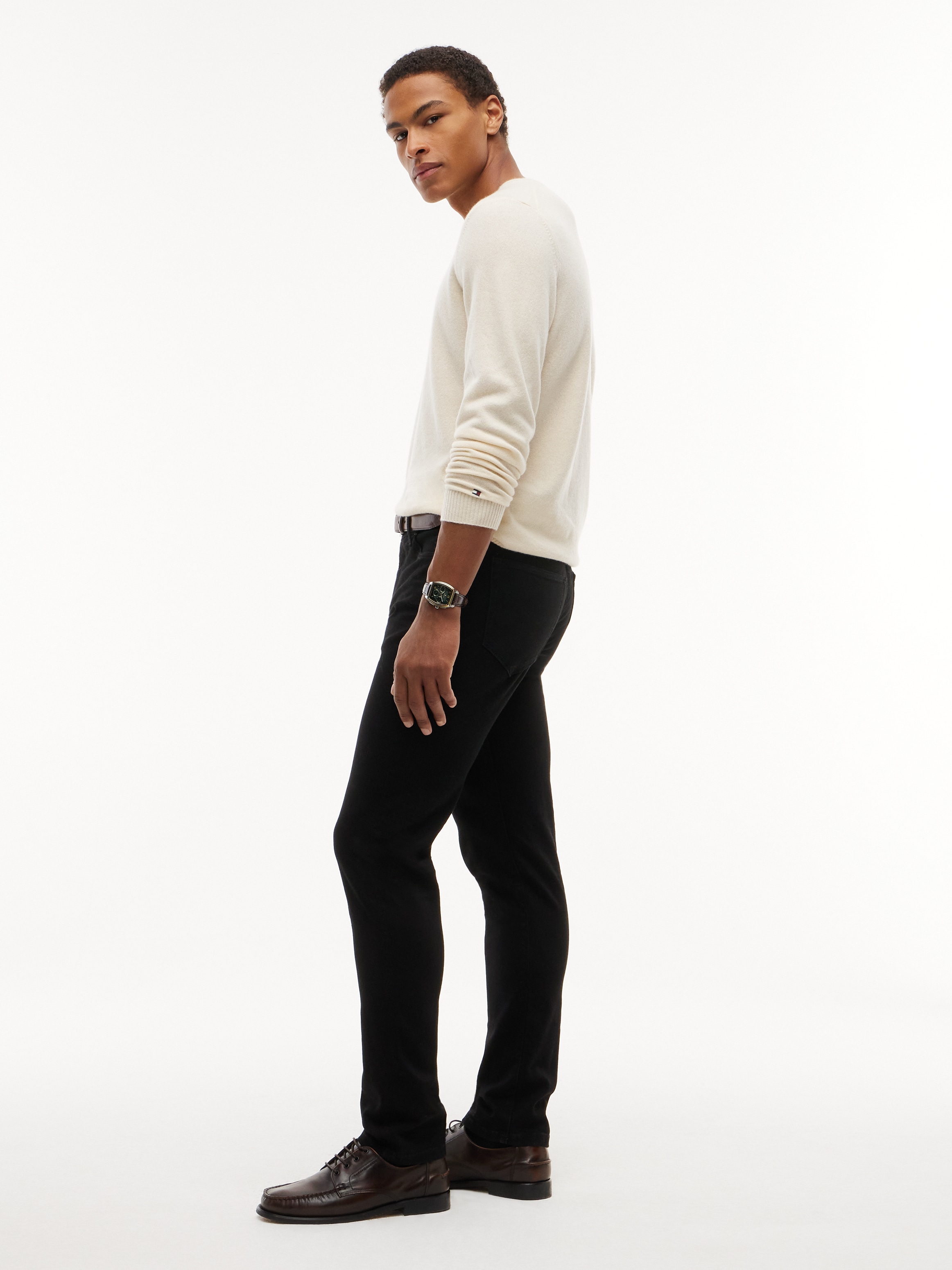 Tommy Hilfiger Jeans slim »BLEECKER SLIM CARLO BLACK OD« en denim stretch
