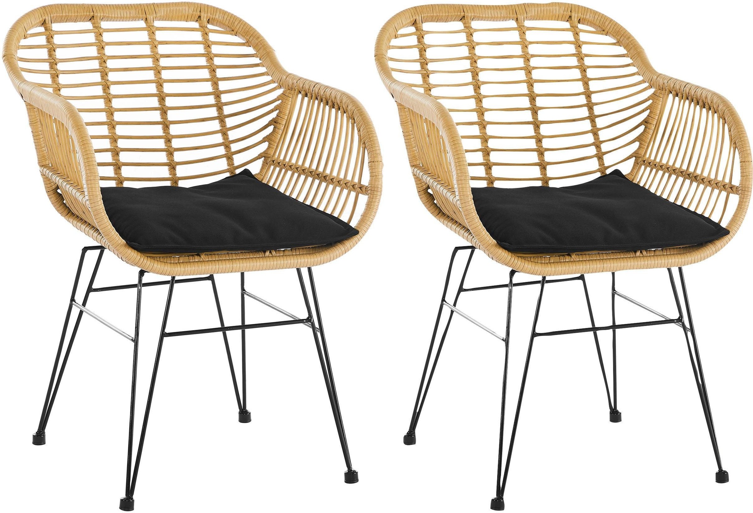 Image of SalesFever Stuhl, (Set), 2 St., aus wetterfestem Kunststoffgeflecht in Rattanoptik bei Ackermann Versand Schweiz