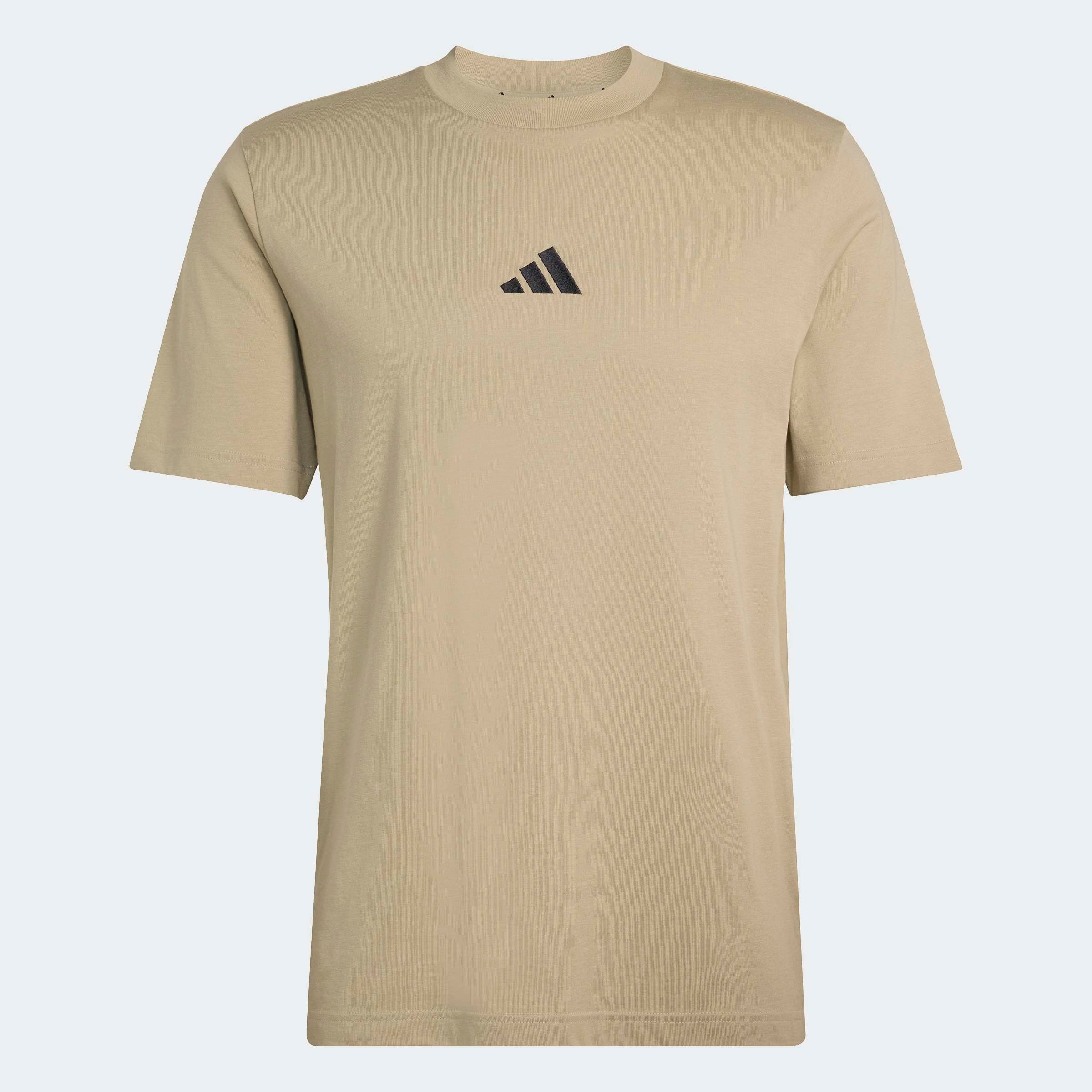 adidas Sportswear T-Shirt »ESSENTIALS SMALL LOGO SINGLE JERSEY« sportliches Kurzarmshirt, mit Rundhalsausschnitt