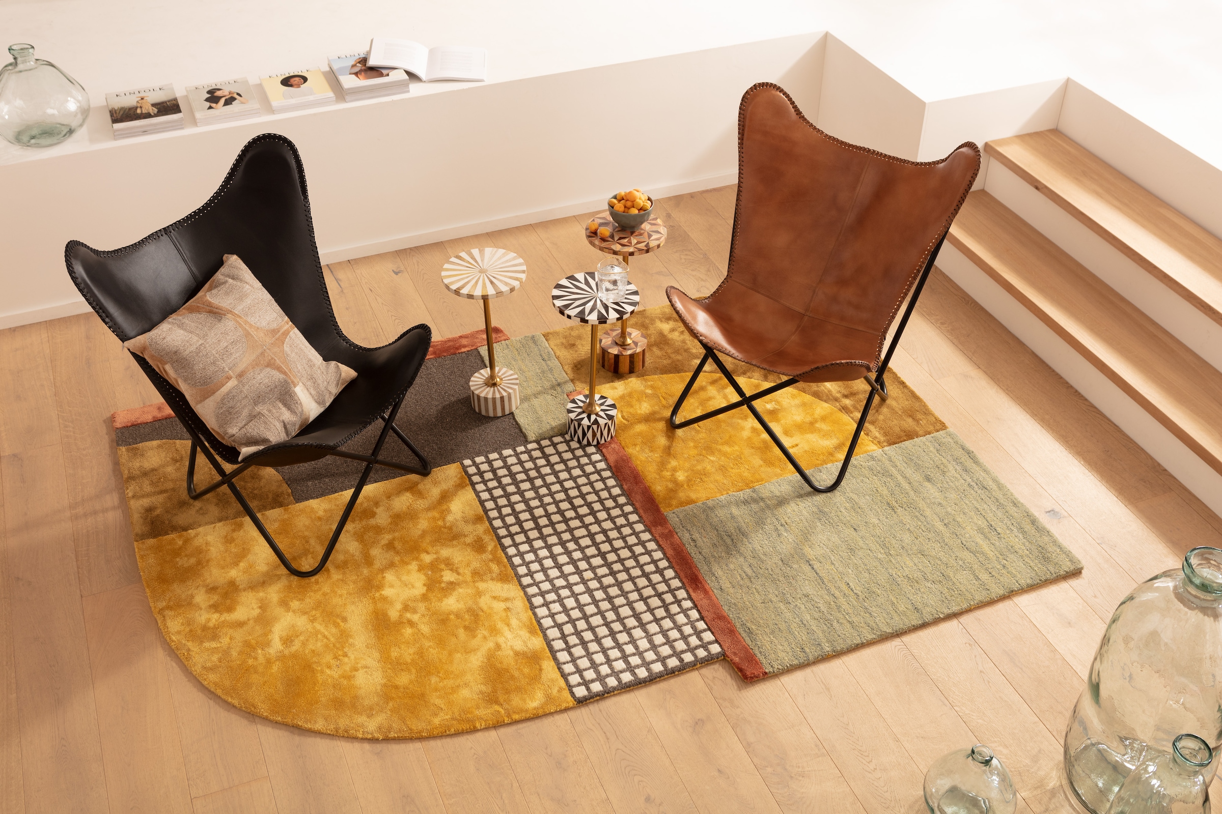 Kare Design Teppich »Seventy 170x240cm« mehreckig 1 mm Höhe
