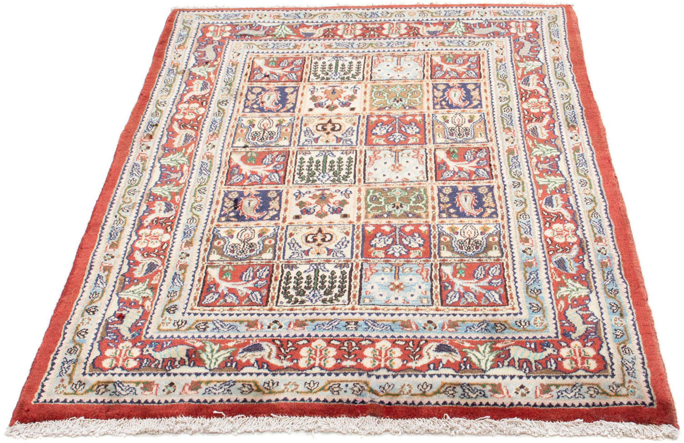 Image of morgenland Orientteppich »Perser - Classic - 146 x 98 cm - mehrfarbig«, rechteckig, 10 mm Höhe, Wohnzimmer, Handgeknüpft, Einzelstück mit Zertifikat bei Ackermann Versand Schweiz