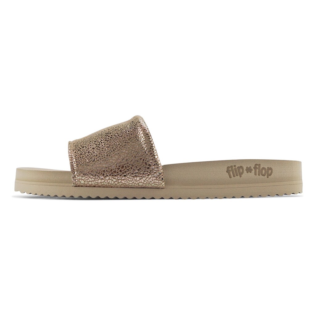 Flip Flop Pantolette »pool metallic cracked«