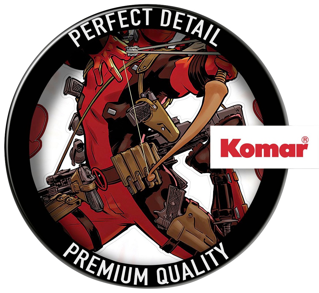 Komar Wandtattoo »Deadpool Lovepool - Grösse 50 x 70 cm«, (17 St.), selbstklebend, Wandsticker, Kinderzimmer