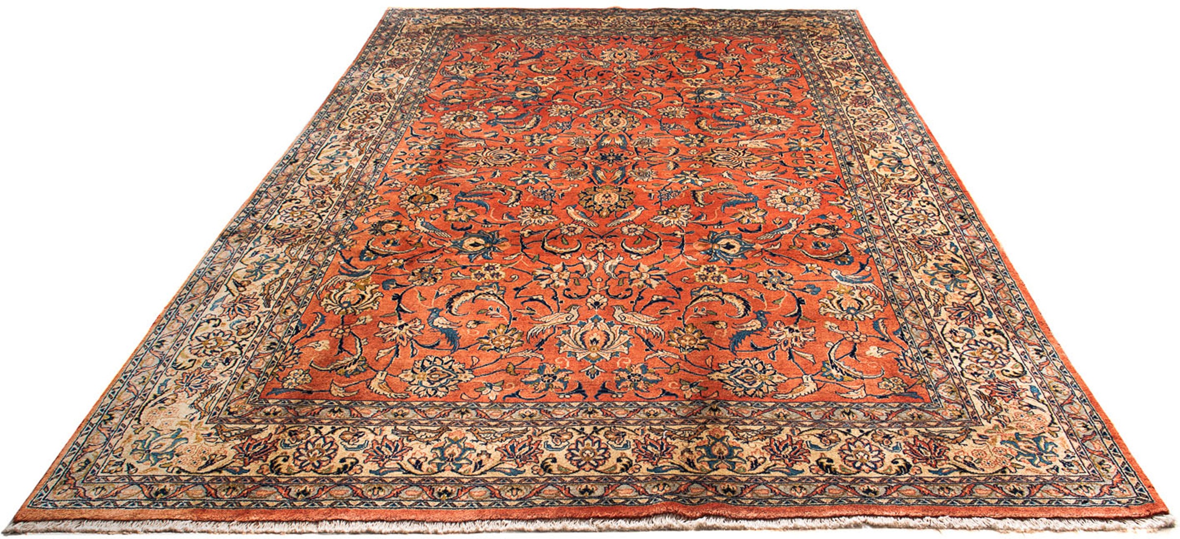 Image of morgenland Orientteppich »Perser - Classic - 321 x 211 cm - rost«, rechteckig, 10 mm Höhe, Wohnzimmer, Handgeknüpft, Einzelstück mit Zertifikat bei Ackermann Versand Schweiz