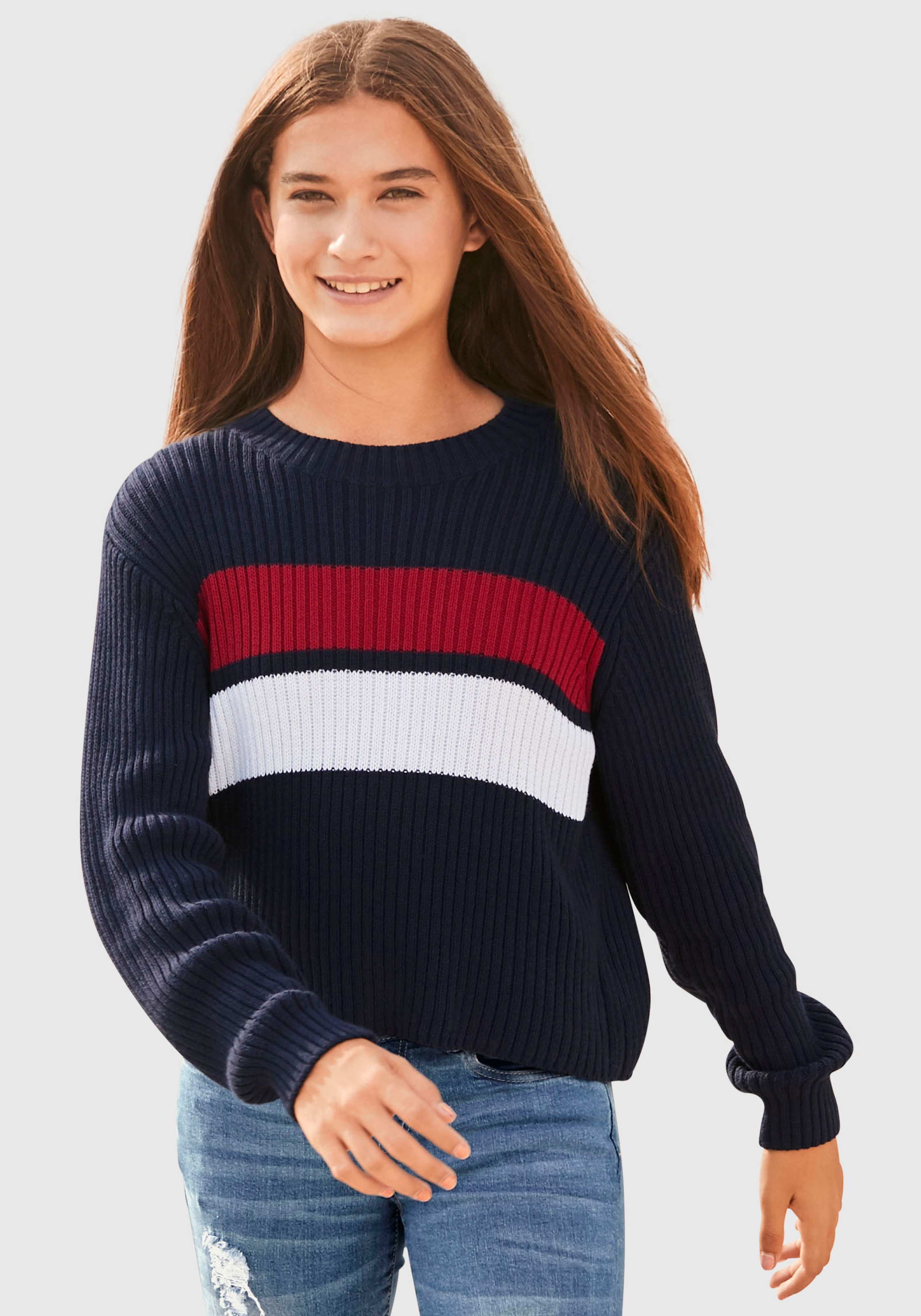 Image of KIDSWORLD Strickpullover, in weiter, kurzer Form bei Ackermann Versand Schweiz