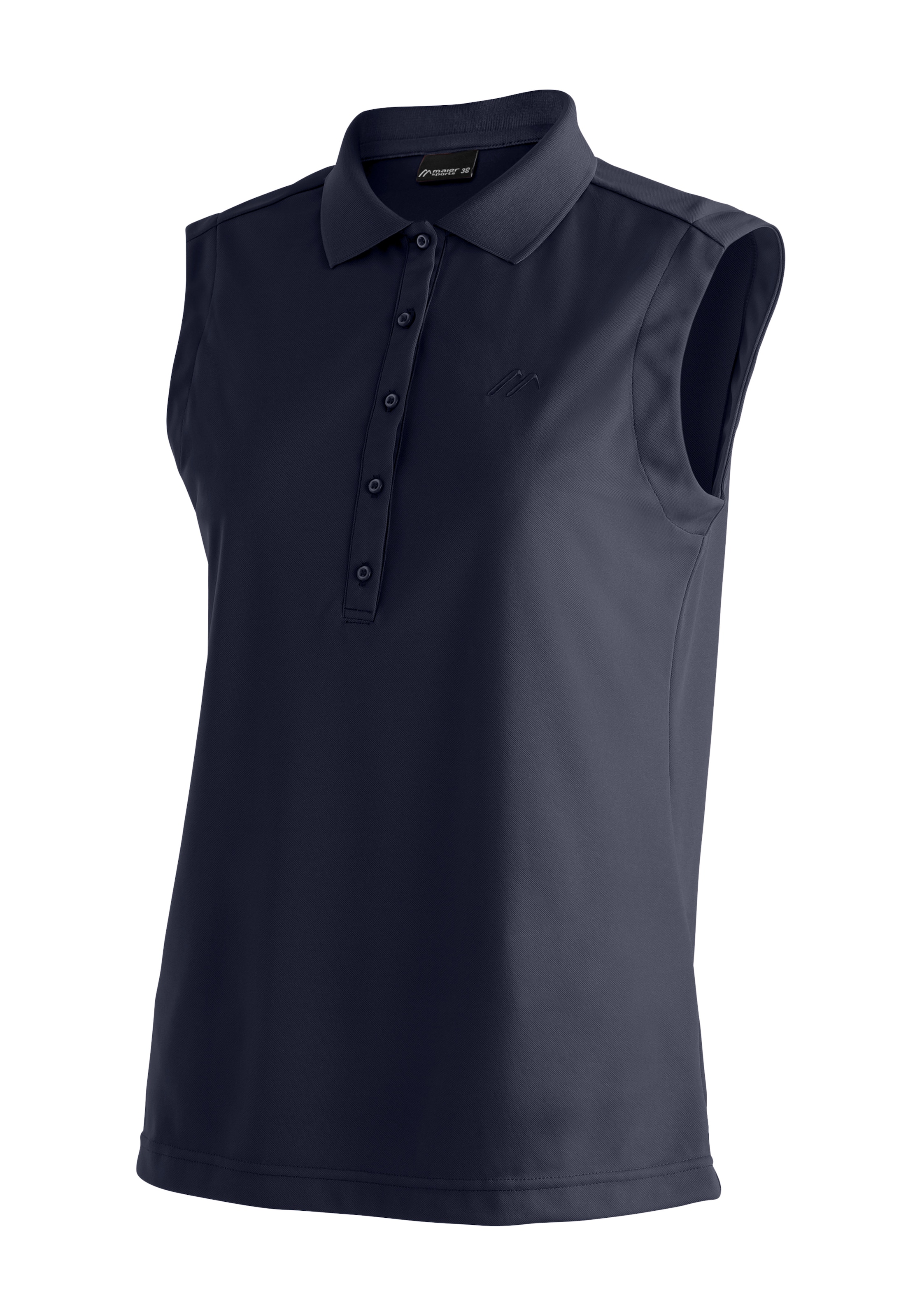 Image of Maier Sports Poloshirt "Ulrike sleeveless" Damen Polo, leichtes Shirt, ärmelloses Funktionsshirt, Regular Fit