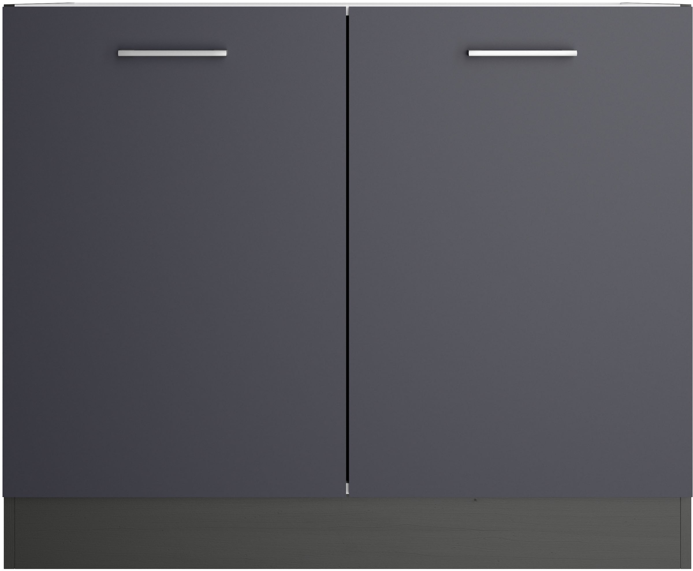 KOCHSTATION Spülenschrank »KS-Milan« Spülenschrank 100 cm, matte oder hochglänzende Fronten