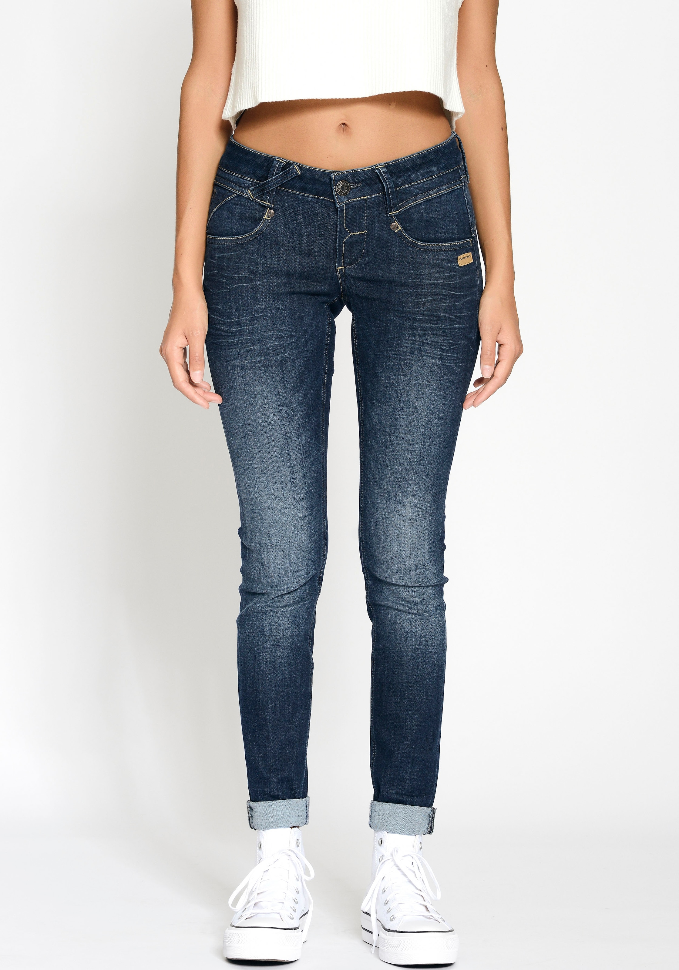 ♕ GANG versandkostenfrei auf modischer Waschung mit Skinny-fit-Jeans »94NENA«