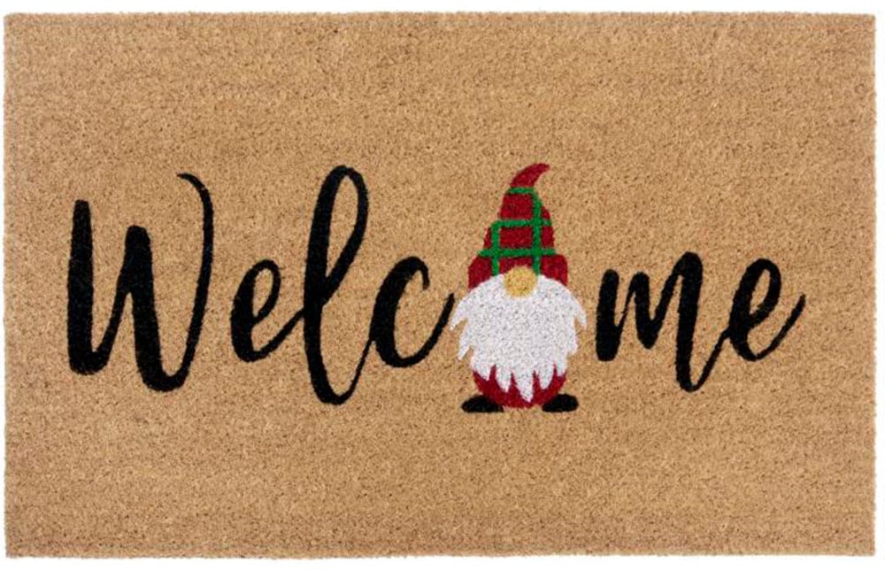 ♕ HANSE Home Fussmatte »Kokos Welcome Gnome«, rechteckig, Weihnachten,  Schmutzfangmatte, Outdoor, Rutschfest, Innen, Kokosmatte versandkostenfrei  auf | Fußmatten