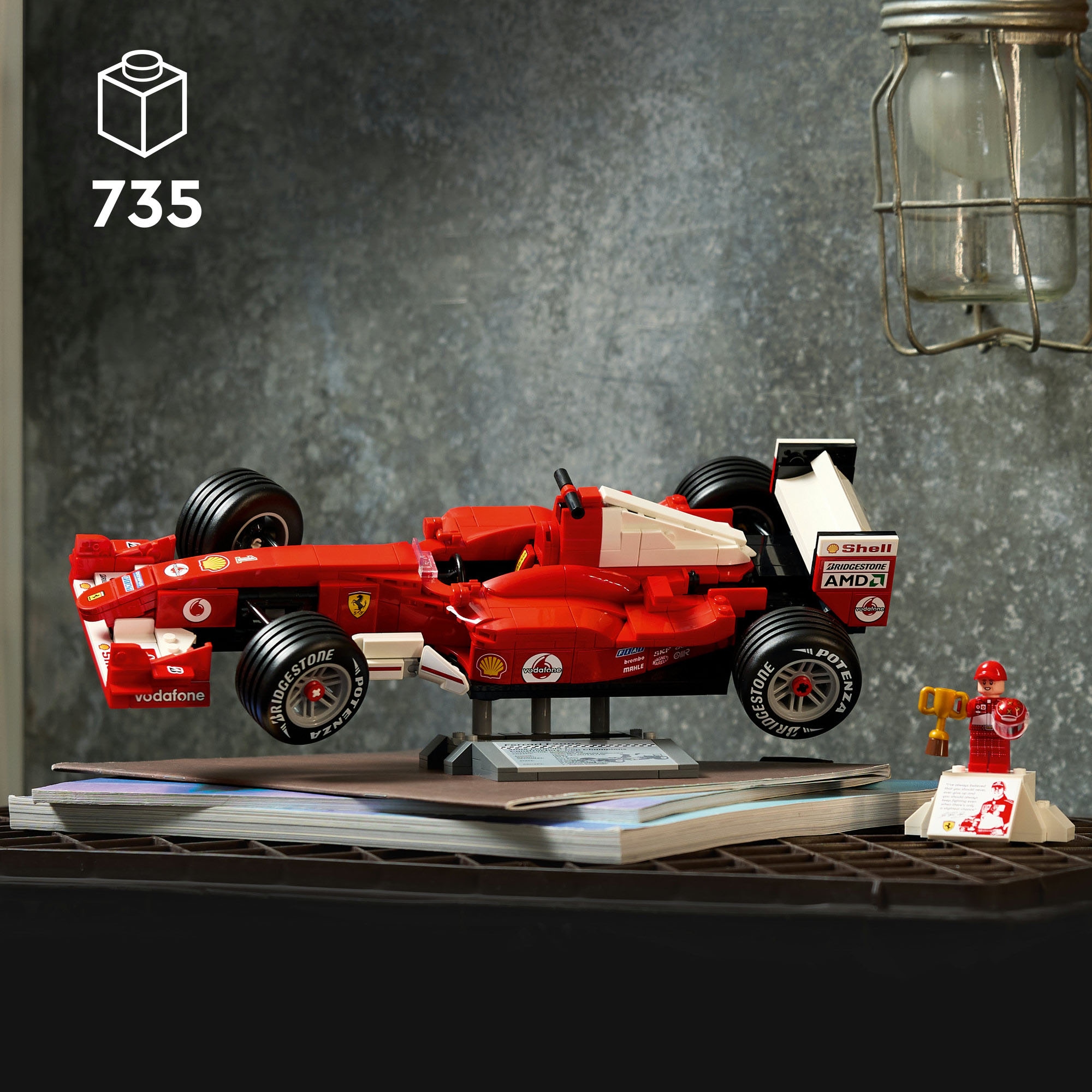 LEGO® Pions de construction »Ferrari F2004 und Michael Schumacher (11375), LEGO Icons«