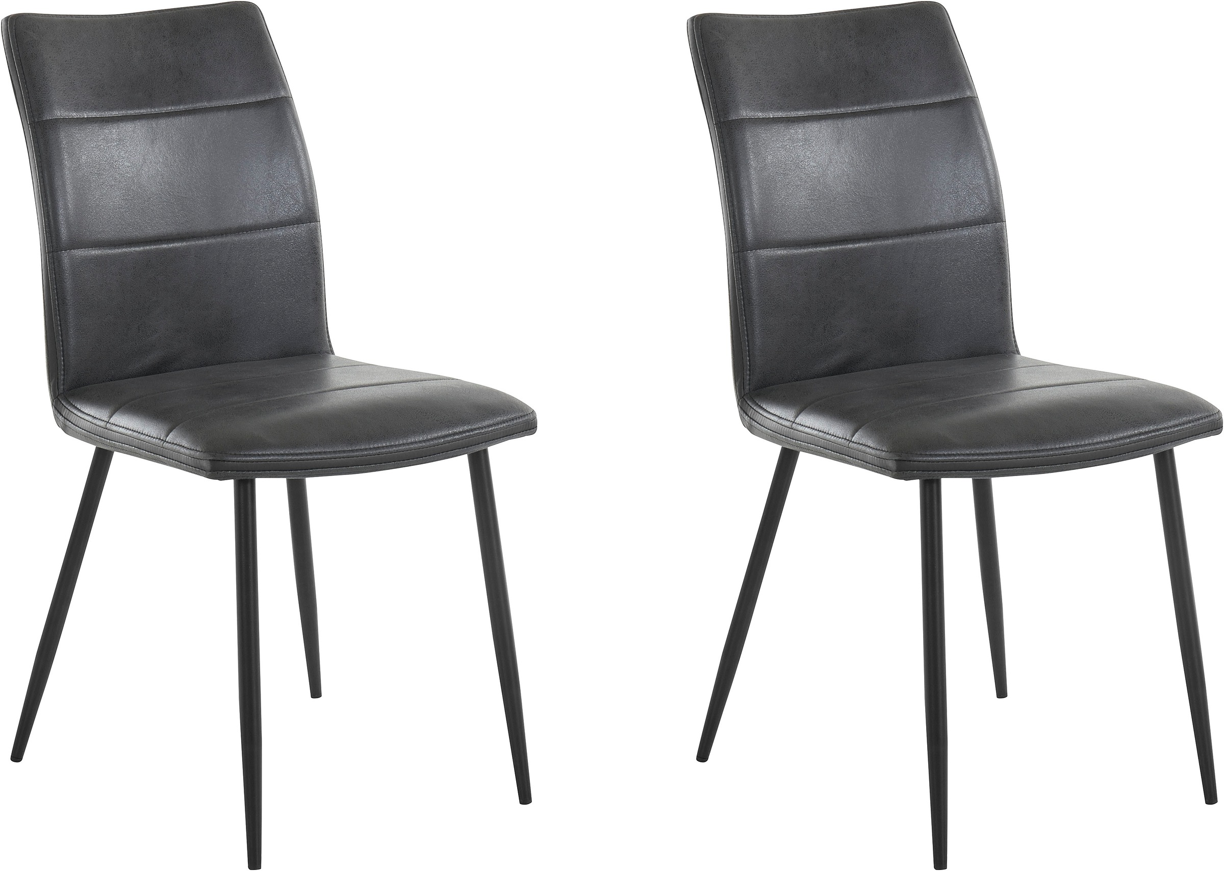 Image of HELA 4-Fussstuhl »Linea III«, (Set), 2 St., Microfaser VINTAGE, 2 und 4 Stück bei Ackermann Versand Schweiz