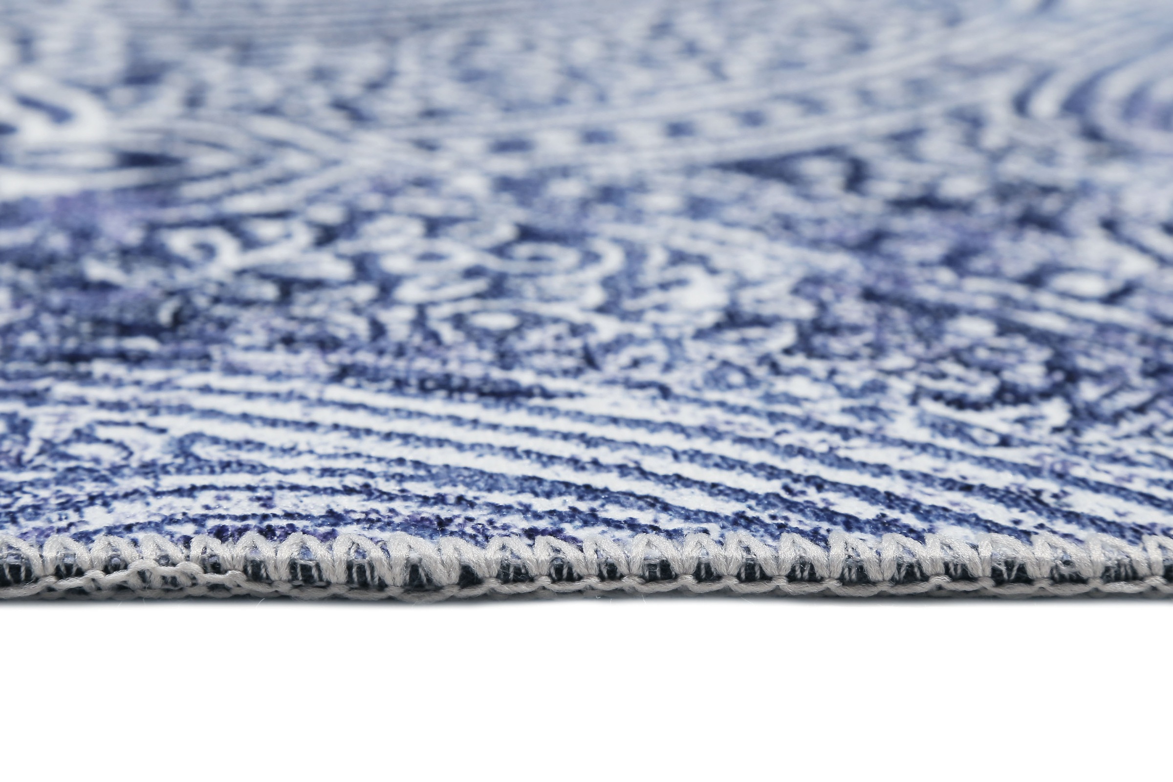 Wecon home Teppich »Grace« rechteckig 6 mm Höhe Vintage Look, Used Look, moderner Kurzflor, Wohnzimmer