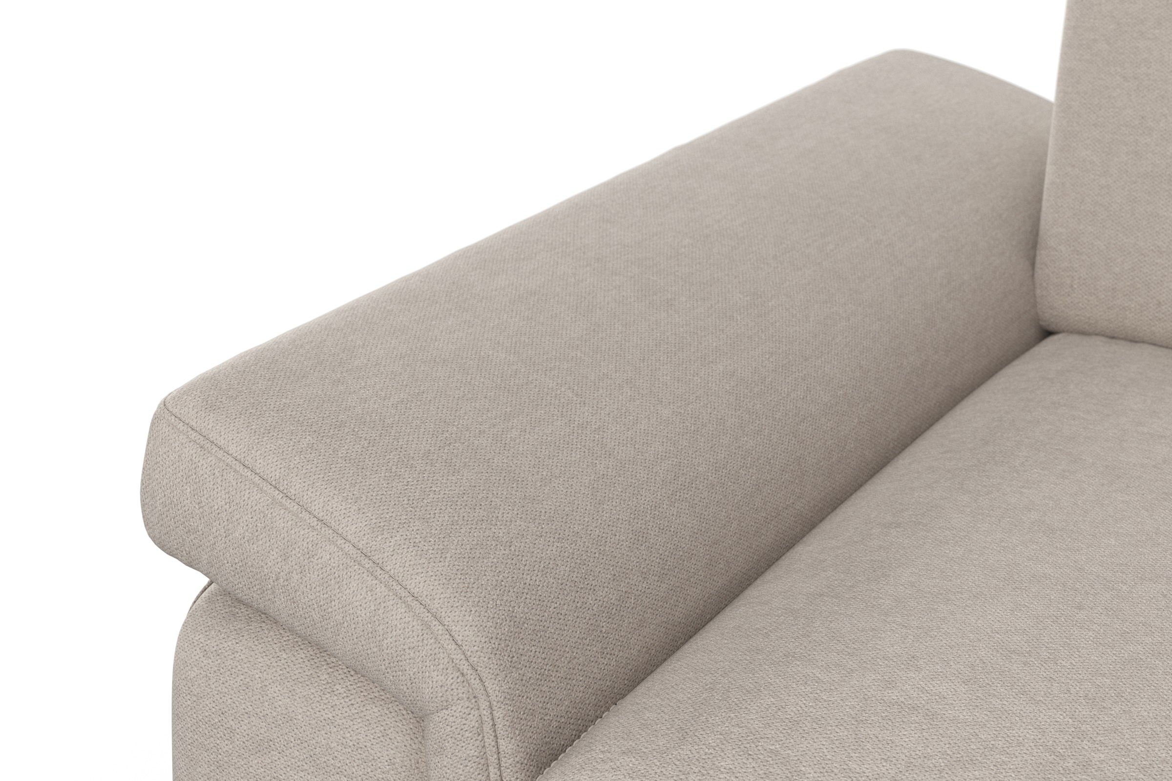 sit&more Ecksofa »Padua L-Form« inklusive Sitztiefenverstellung, Armteilfunktion und Federkern