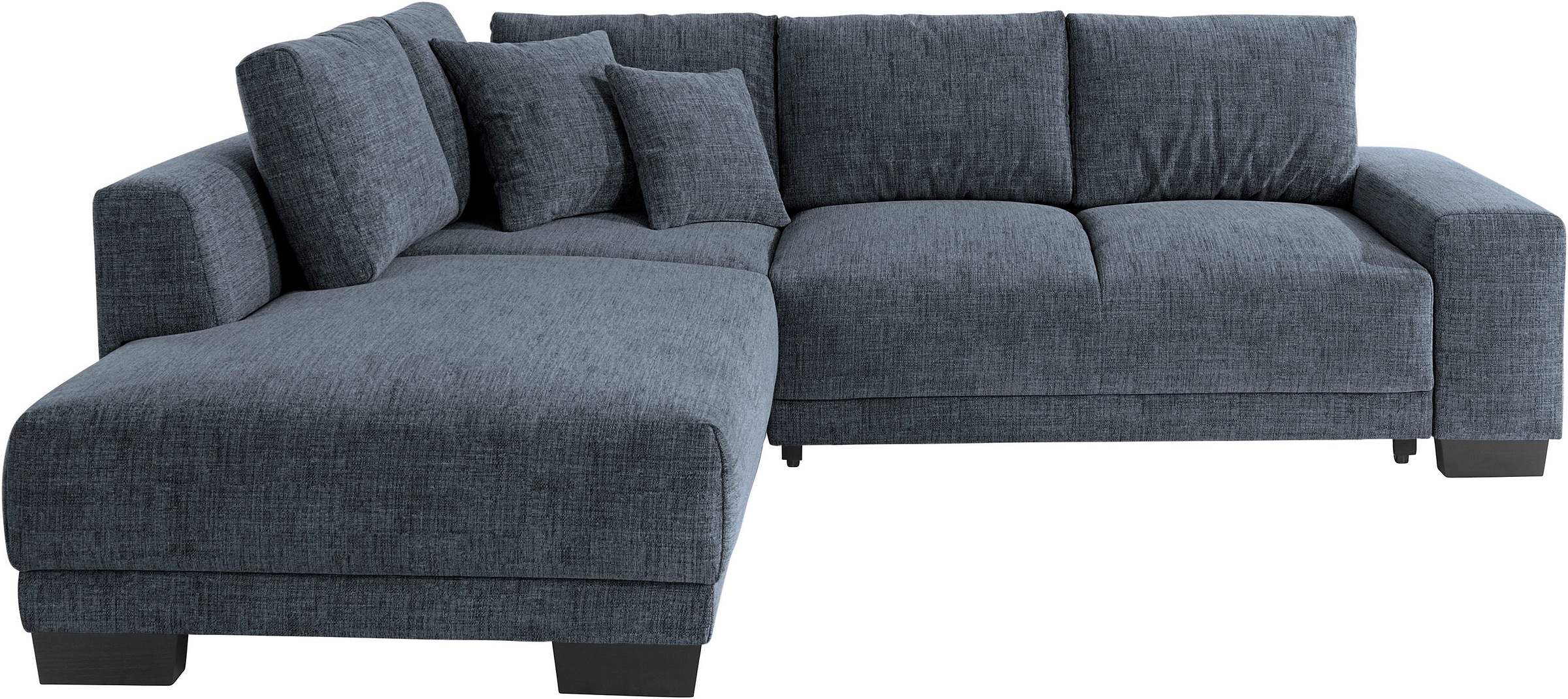 Image of Nova Via Ecksofa »Wien«, Ottomane beidseitig montierbar, wahlweise mit Kaltschaum (140kg Belastung/Sitz), inklusive Bettfunktion und Bettkasten, frei im Raum stellbar bei Ackermann Versand Schweiz