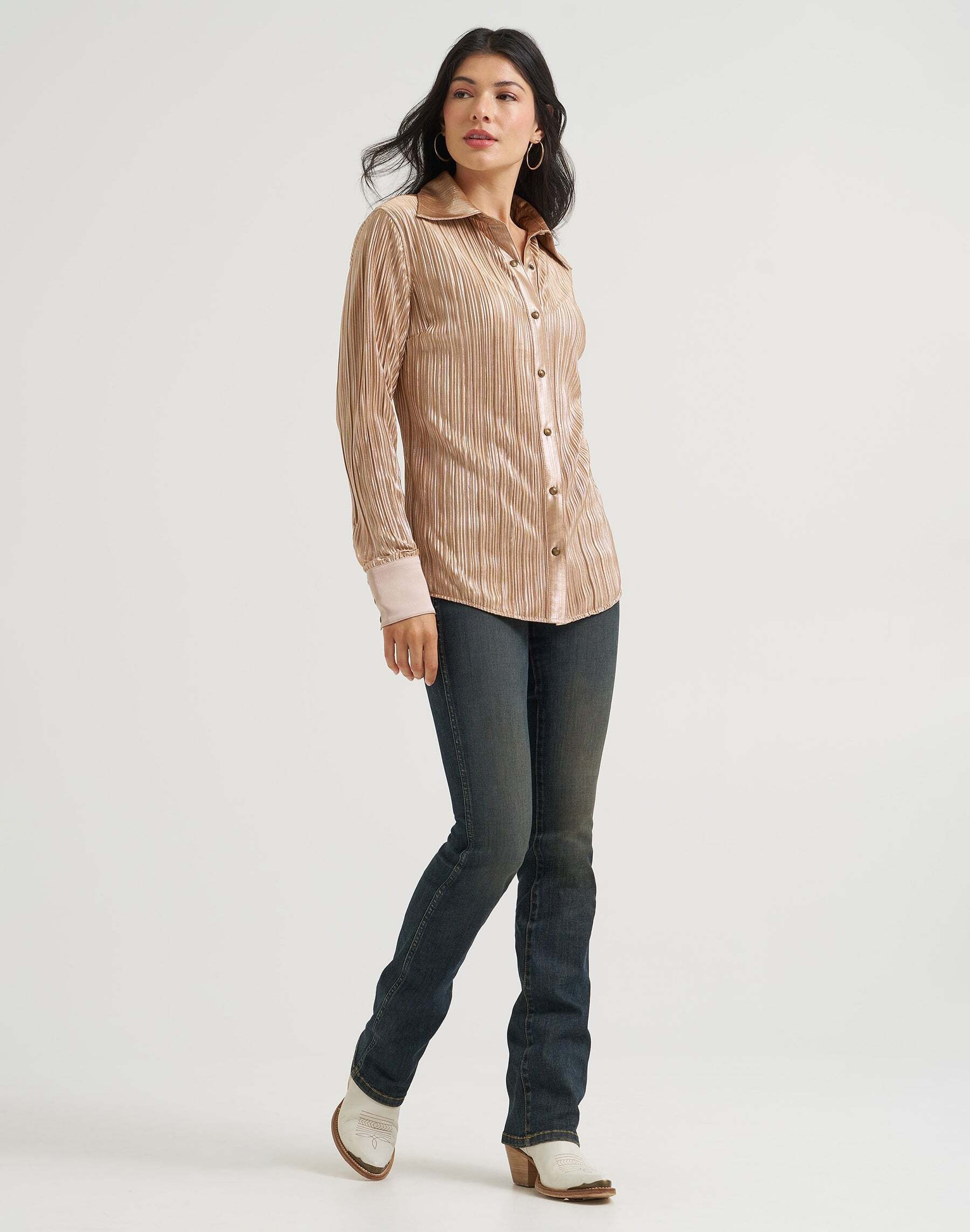 Wrangler Langarmbluse »WRANGLER Langarmhemd Lainey Snap«