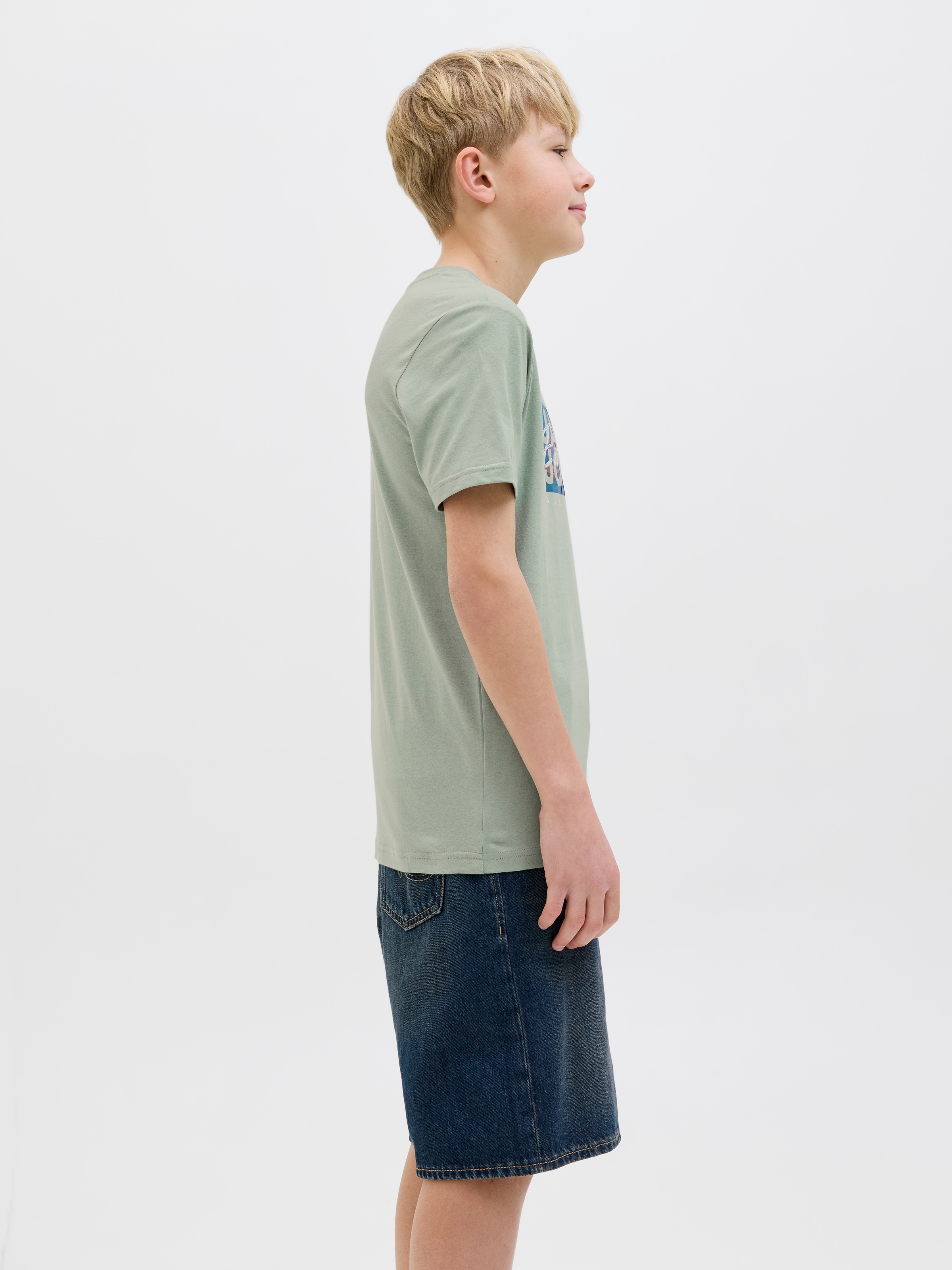 Jack & Jones Junior T-Shirt »JJCOLTON PHOTOPRINT TEE SS CREW NE JNR«