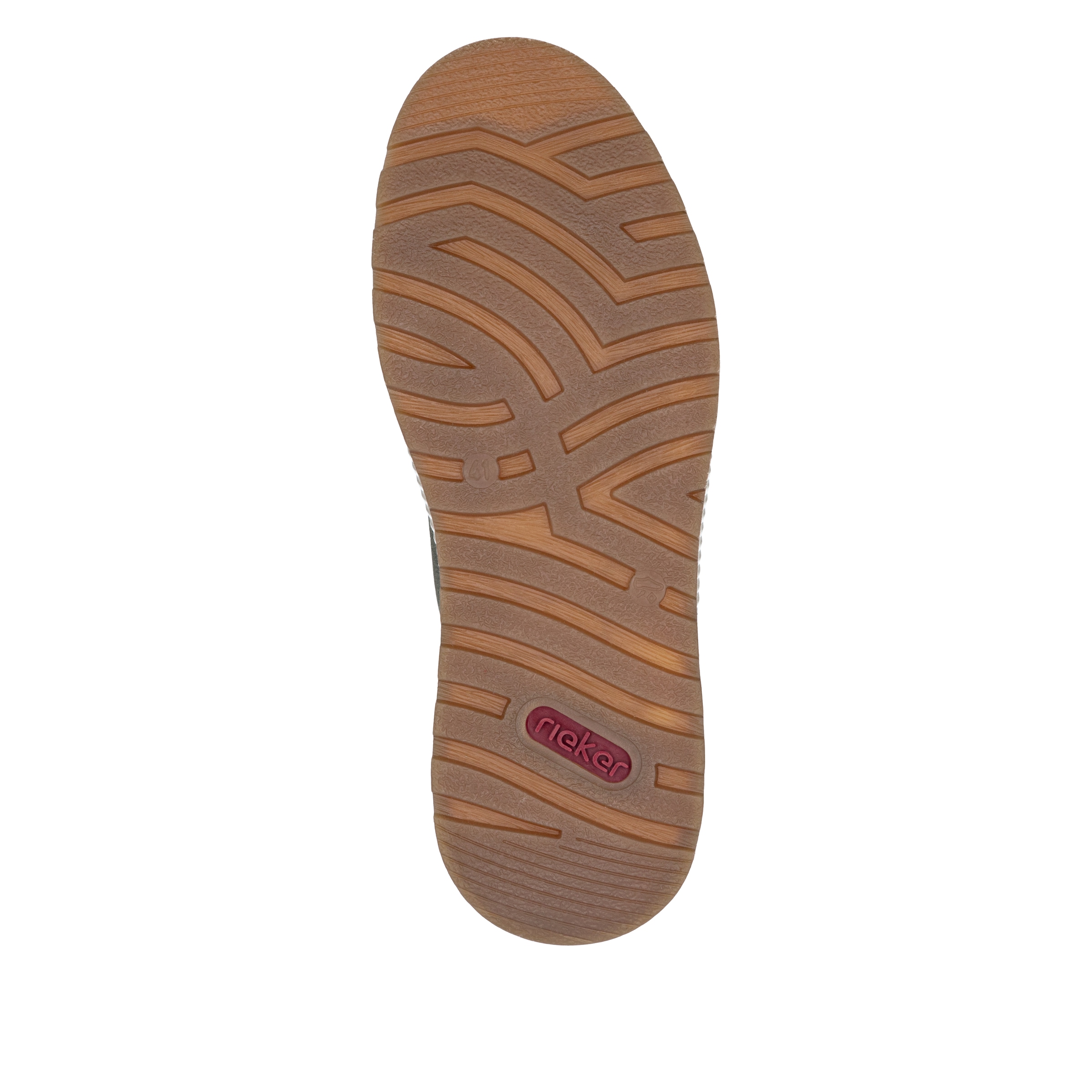 Rieker Sneaker  Freizeitschuh, Halbschuh, Schnürschuh mit Kontrastbesatz