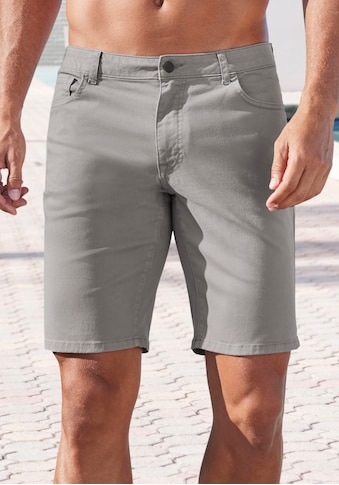 5-Pocket-Hose, aus angenehm weicher Stretchqualität - farbige Jeans-Shorts