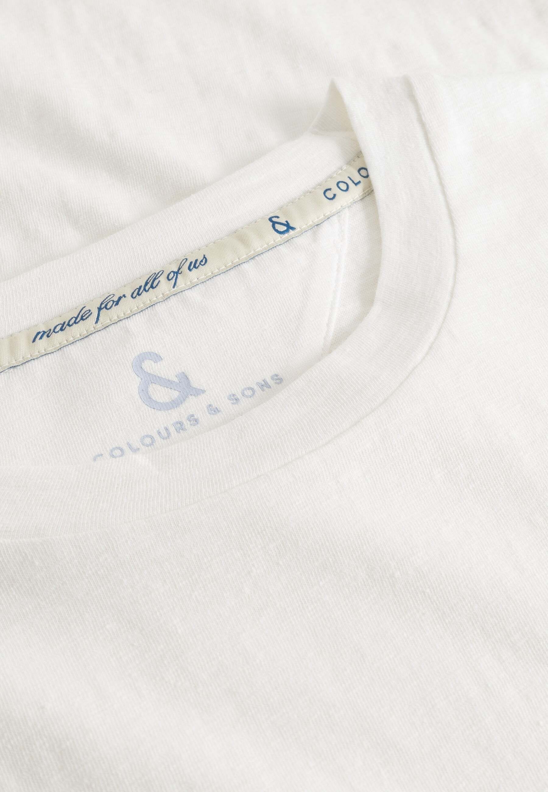 colours & sons T-Shirt »colours & sons T-Shirt T-Shirt-Linen Blend«