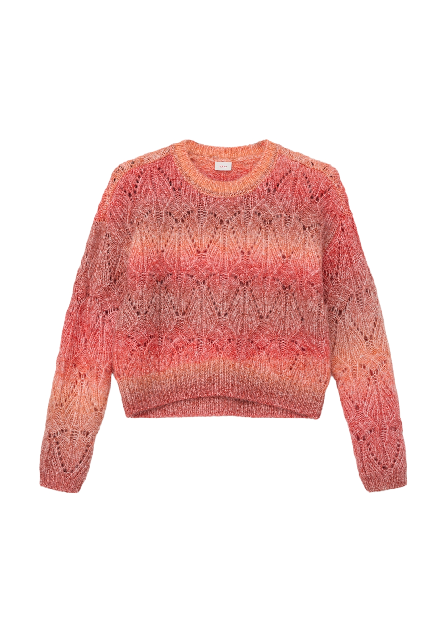 Strickpullover, mit Ajourmuster