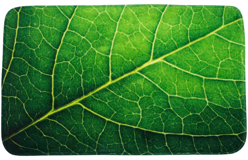 Sanilo Badaccessoire-Set »Blatt« bestehend aus WC-Sitz, Badteppich und Waschbeckenstöpsel