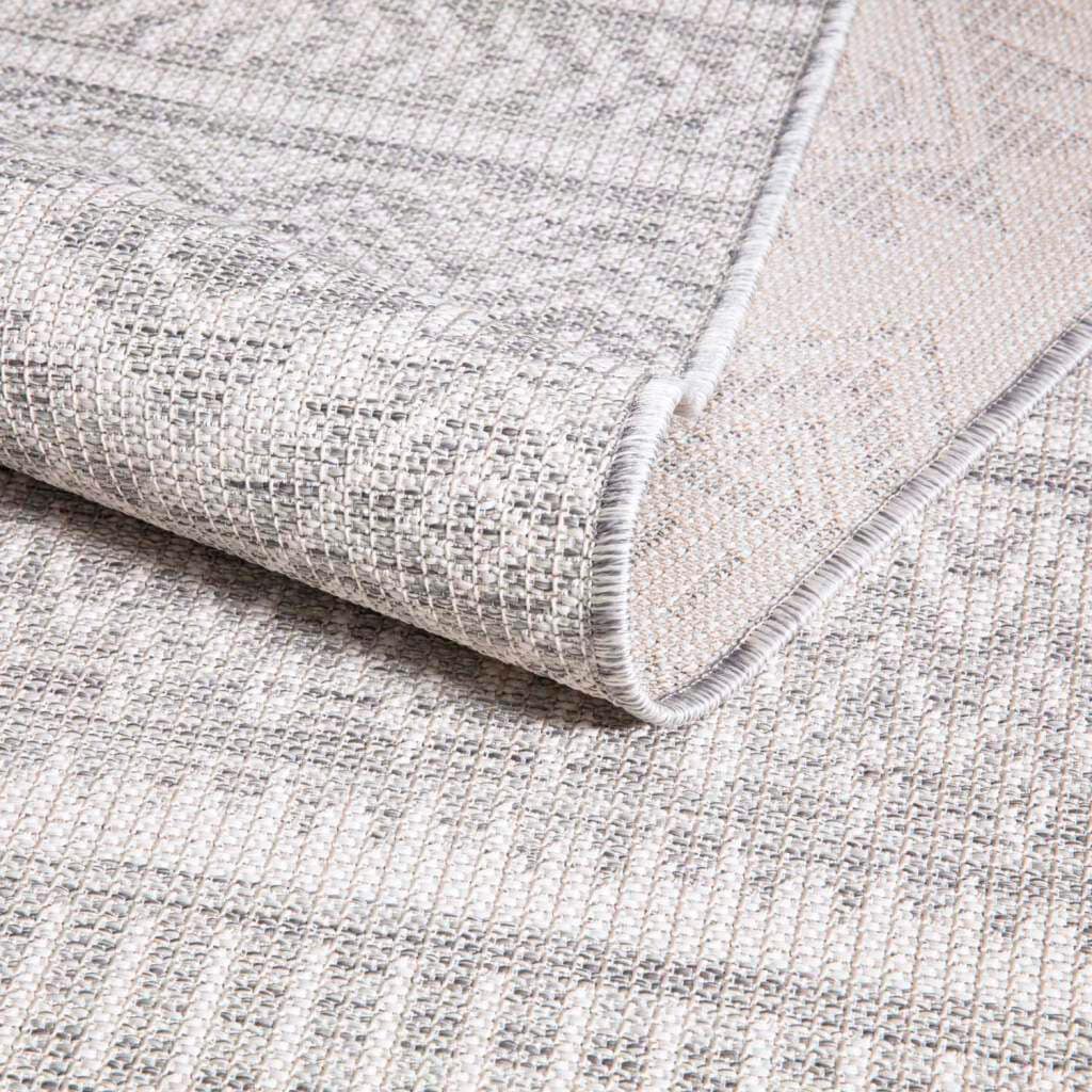 Carpet City Outdoorteppich »PALM3522« rund 5 mm Höhe Wetterfest & UV-beständig, für Balkon, Terrasse, Küche, flach gewebt