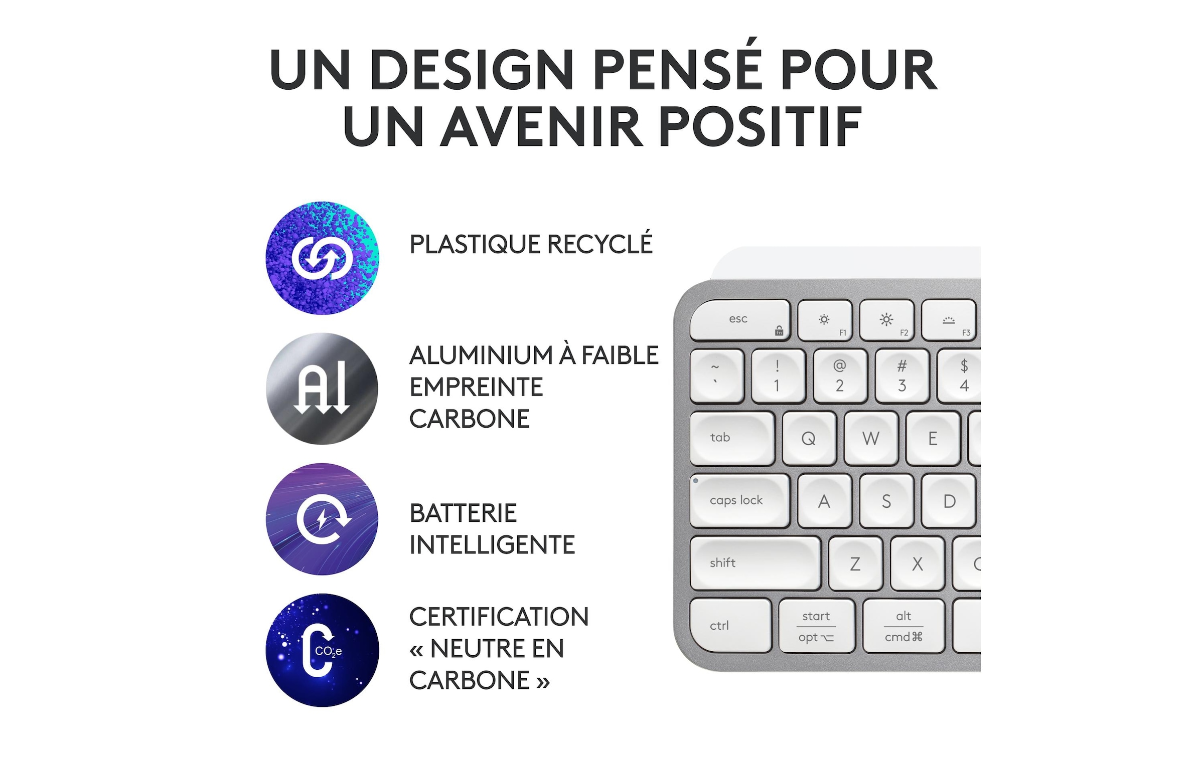 Logitech Wireless-Tastatur »MX Keys S CH-Layout«