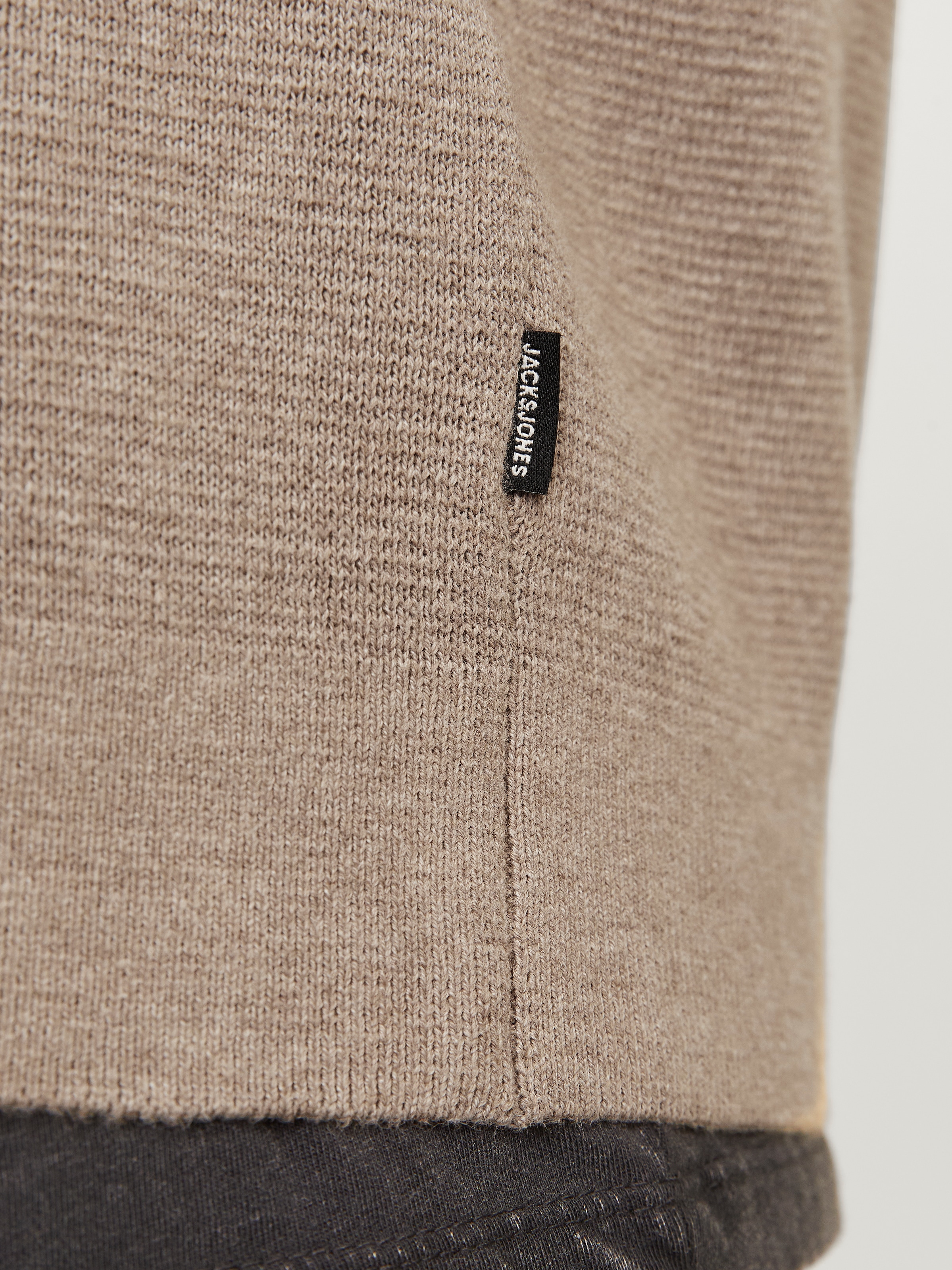 Jack & Jones Troyer »JPRBLAMILANO STITCH KNIT HALF ZIP SN« mit kurzem Reissverschluss