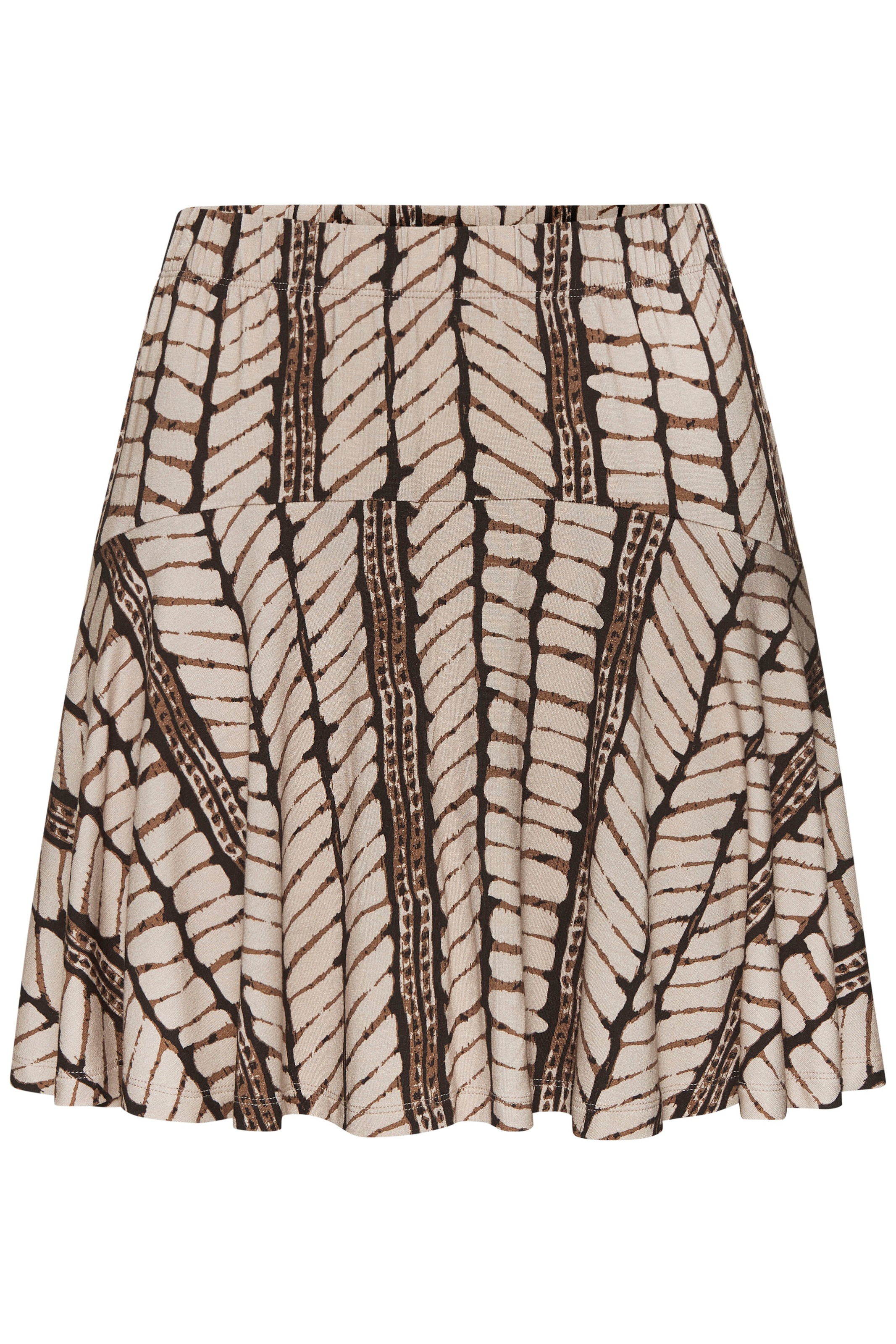 LASCANA Hosenrock "mit Alloverdruck aus Viskosejersey" kurzer Jerseyrock, Sommerrock mit fixierter Shorts, Skort, Minirock